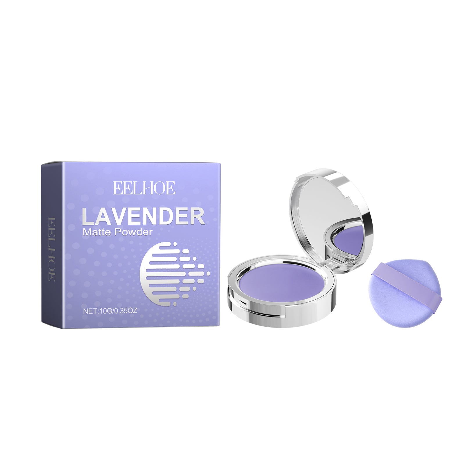 Lavender Matte Compact Powder – Natural, Concealing & Long-Lasting Makeup - Icon Her