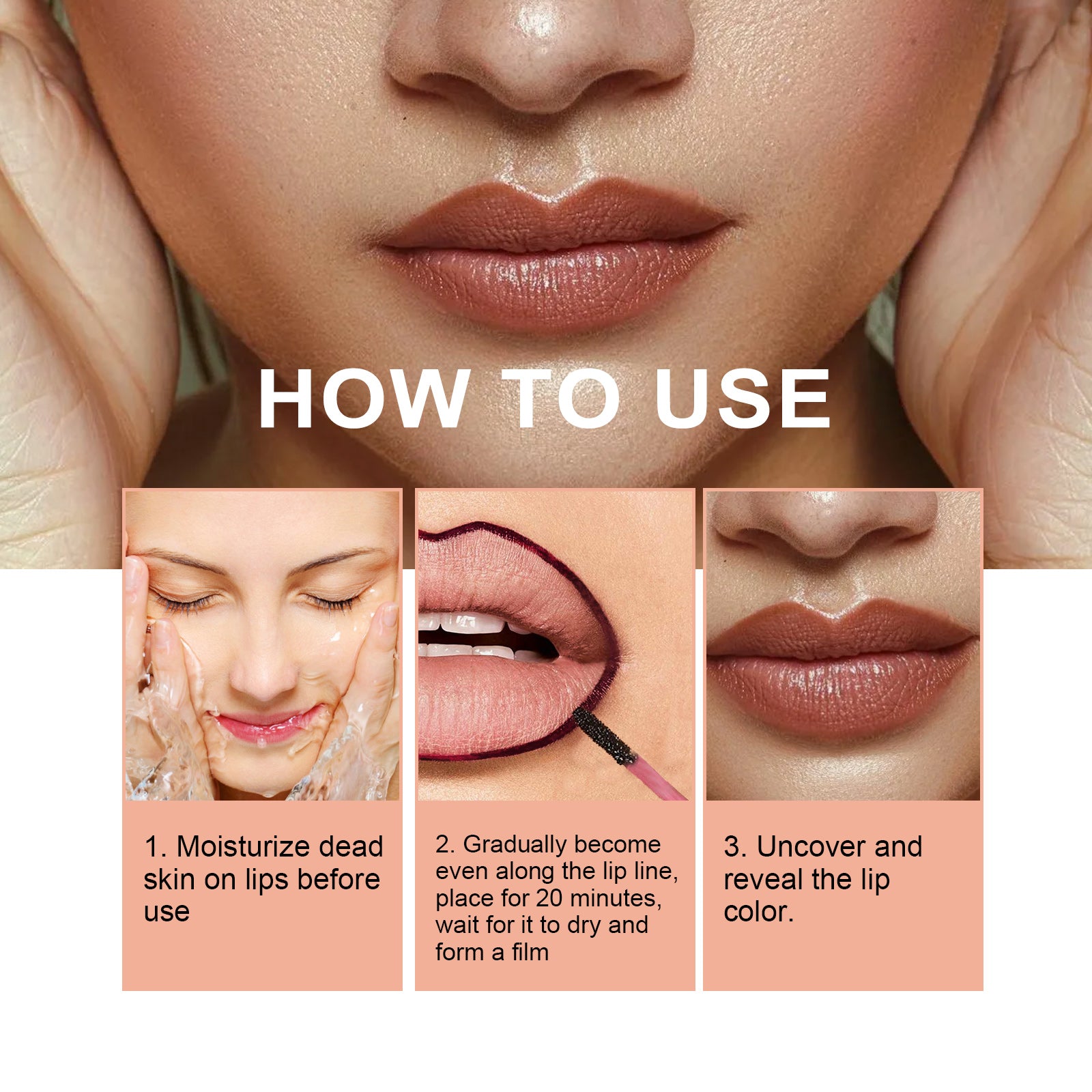 Peel-Off Lip Liner – Plumping, Long-Lasting & No Smudge Lip Contour - Icon Her