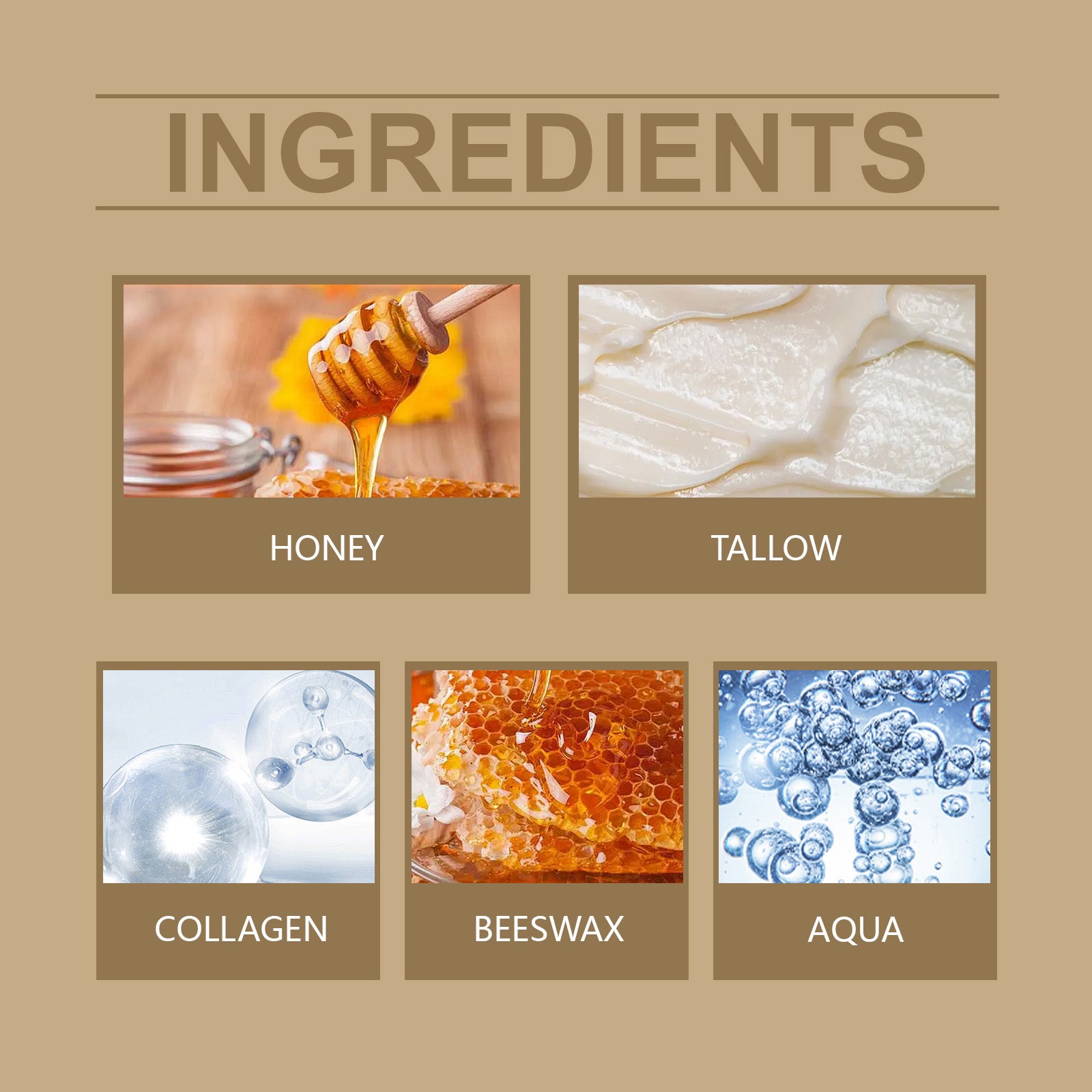 Beef Tallow Face & Body Balm - Deeply Moisturizing & Nourishing Skin Balm - Icon Her