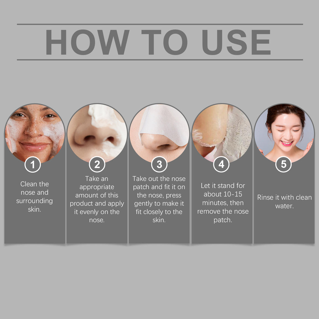 Blackhead Nose Mask Set - Deep Cleansing Pore Strip & Refining Nose Mask Kit - Icon Her