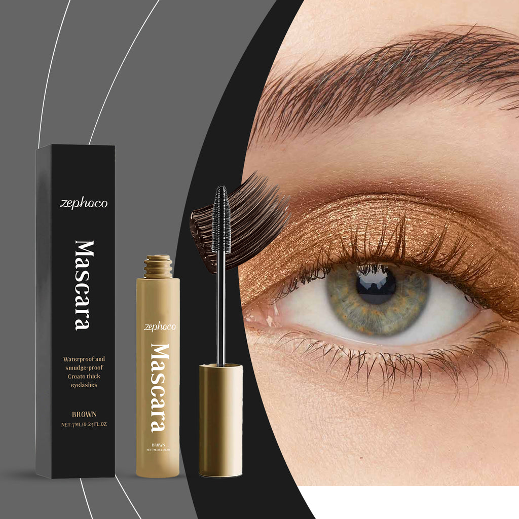 Thin Brown Curling Mascara - Waterproof & Sweat-Proof Lash Definition - Icon Her
