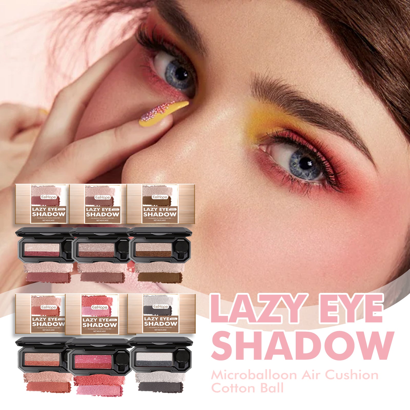 Lazy Eyeshadow – Pearlescent, Matte & Glitter Daily Makeup for Beginners - Icon Her