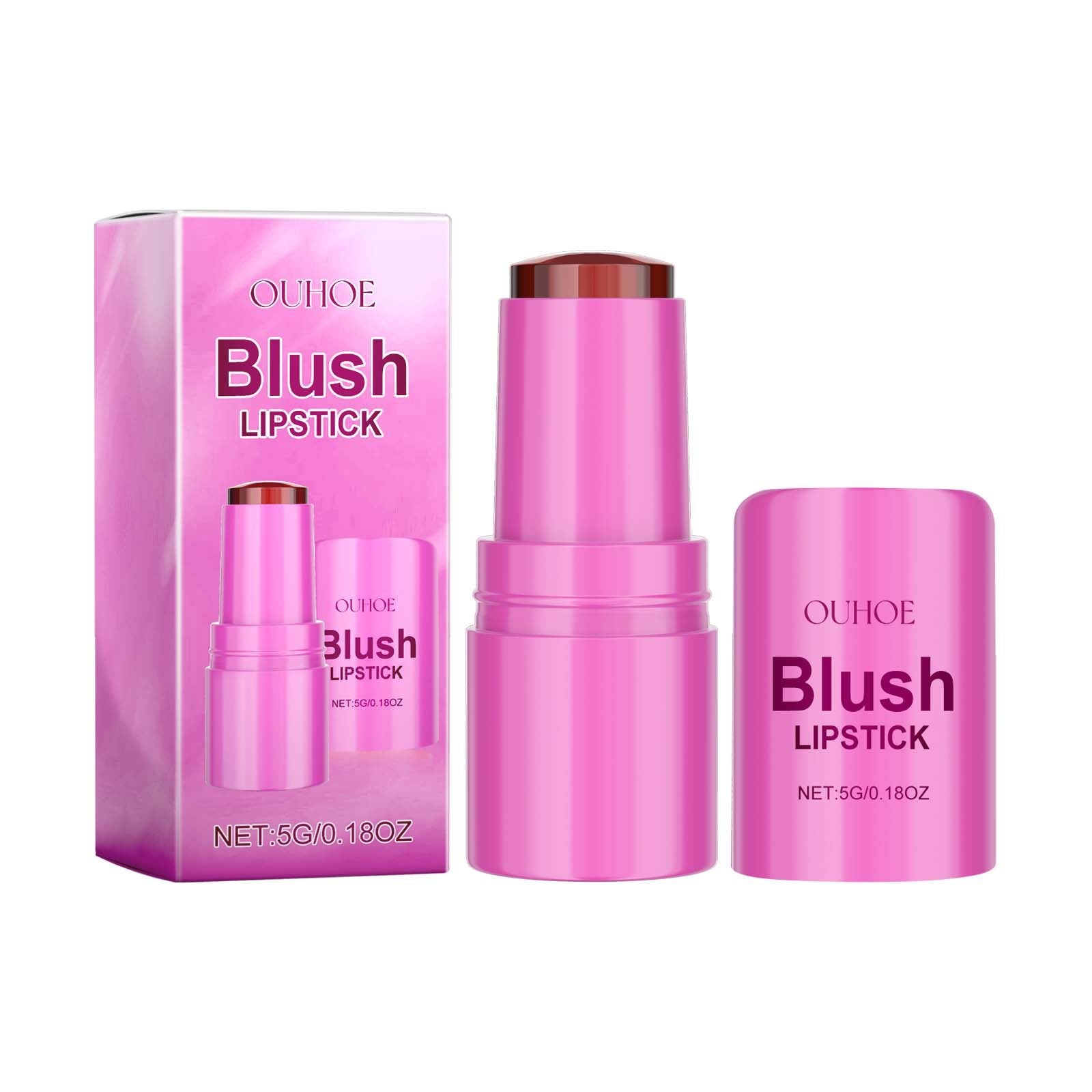 Natural Nude Blush & Lip Gloss Stick - Multi-Use Light Tint - Icon Her