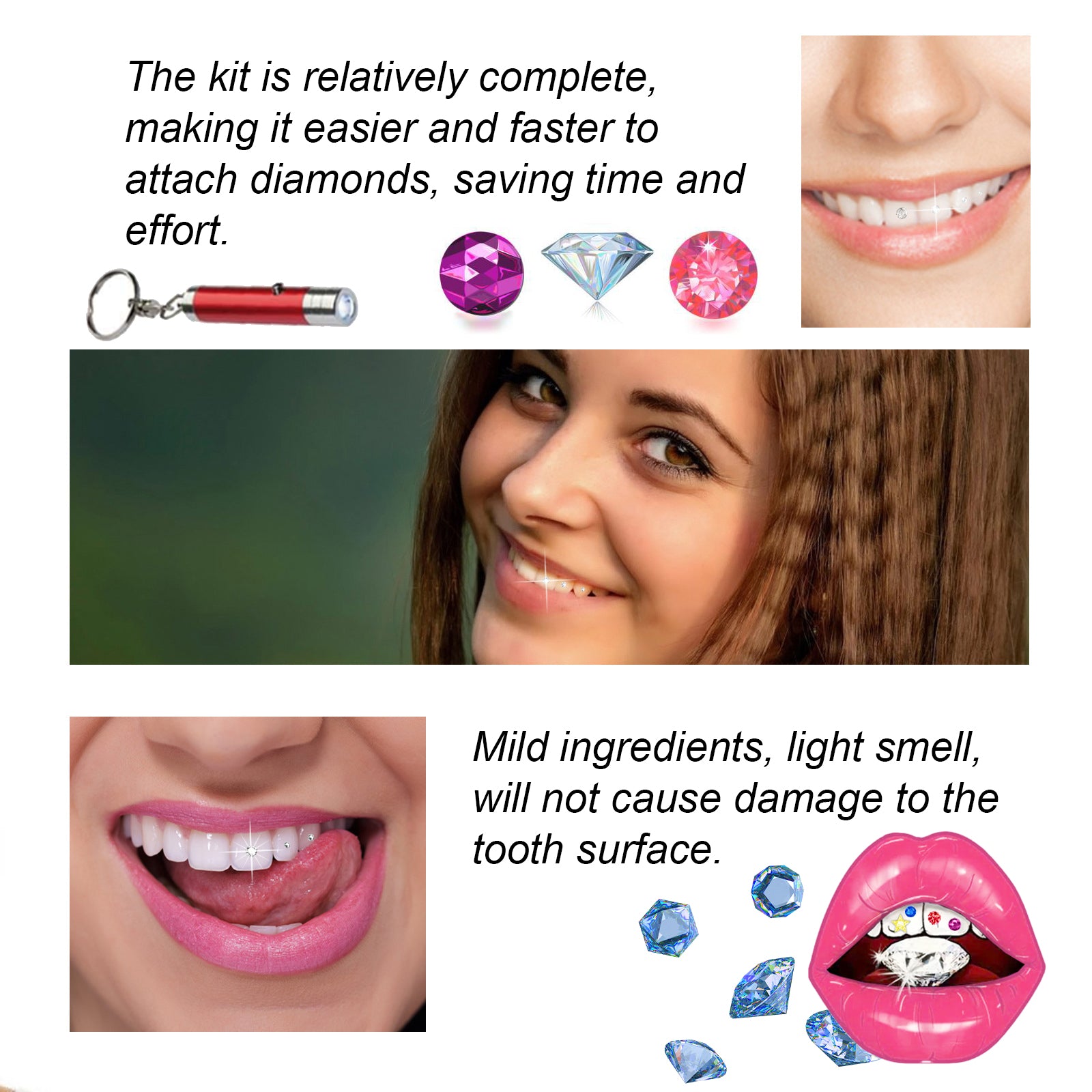 Tooth Gem Kit – Urban Style DIY Dental Jewelry Set - Icon Her