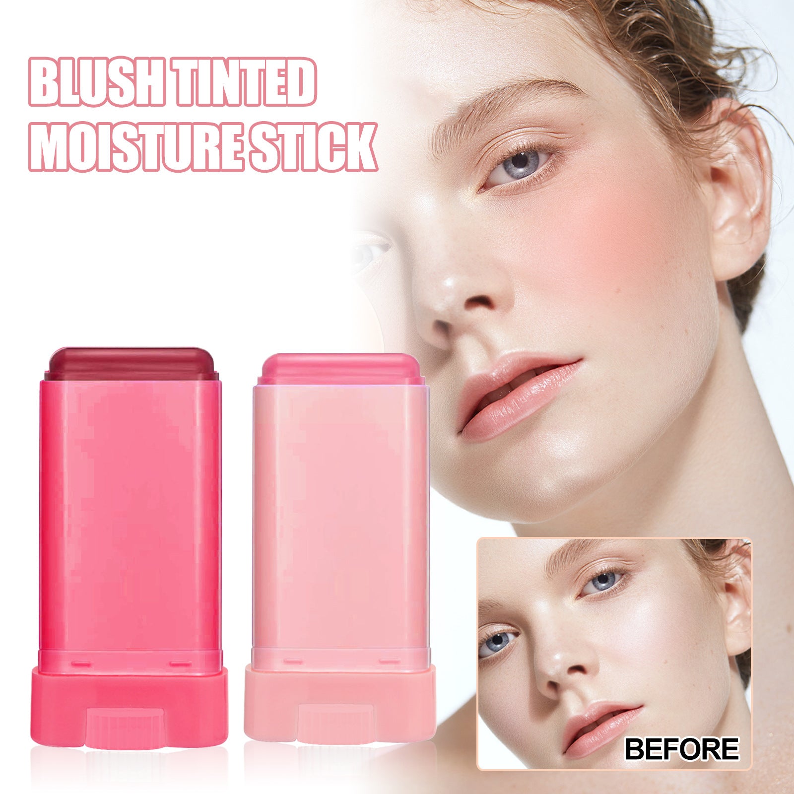 Blush Stick – Natural Nude, Waterproof & Multi-Functional Contouring Makeup - Icon Her
