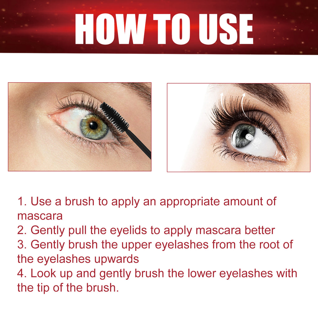 Volume Up Mascara - Hydrating, Lengthening & Curling Black Finish - Icon Her