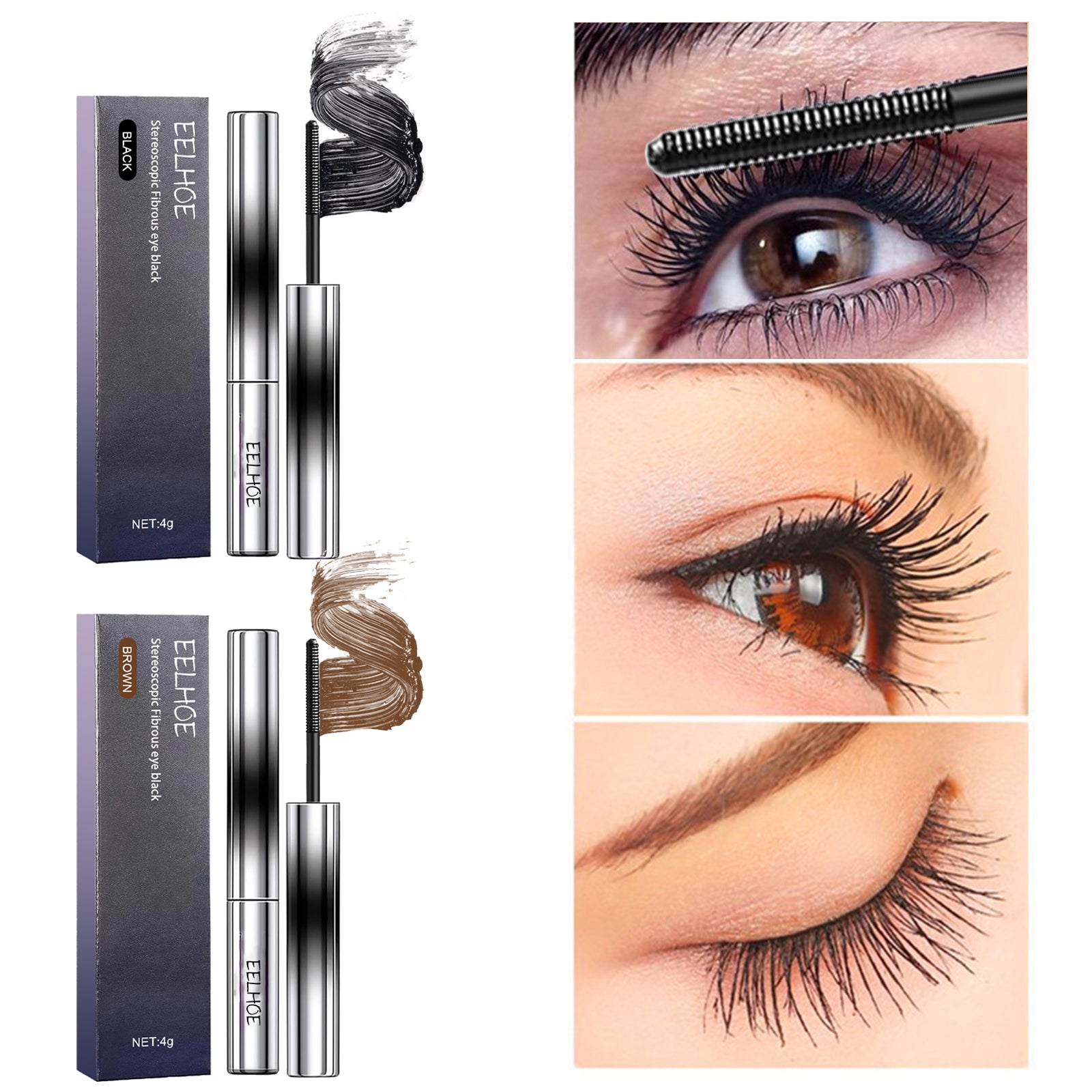 Curling Mascara – Black, Sweat-Proof, No Smudge & Long-Lasting Lashes - Icon Her