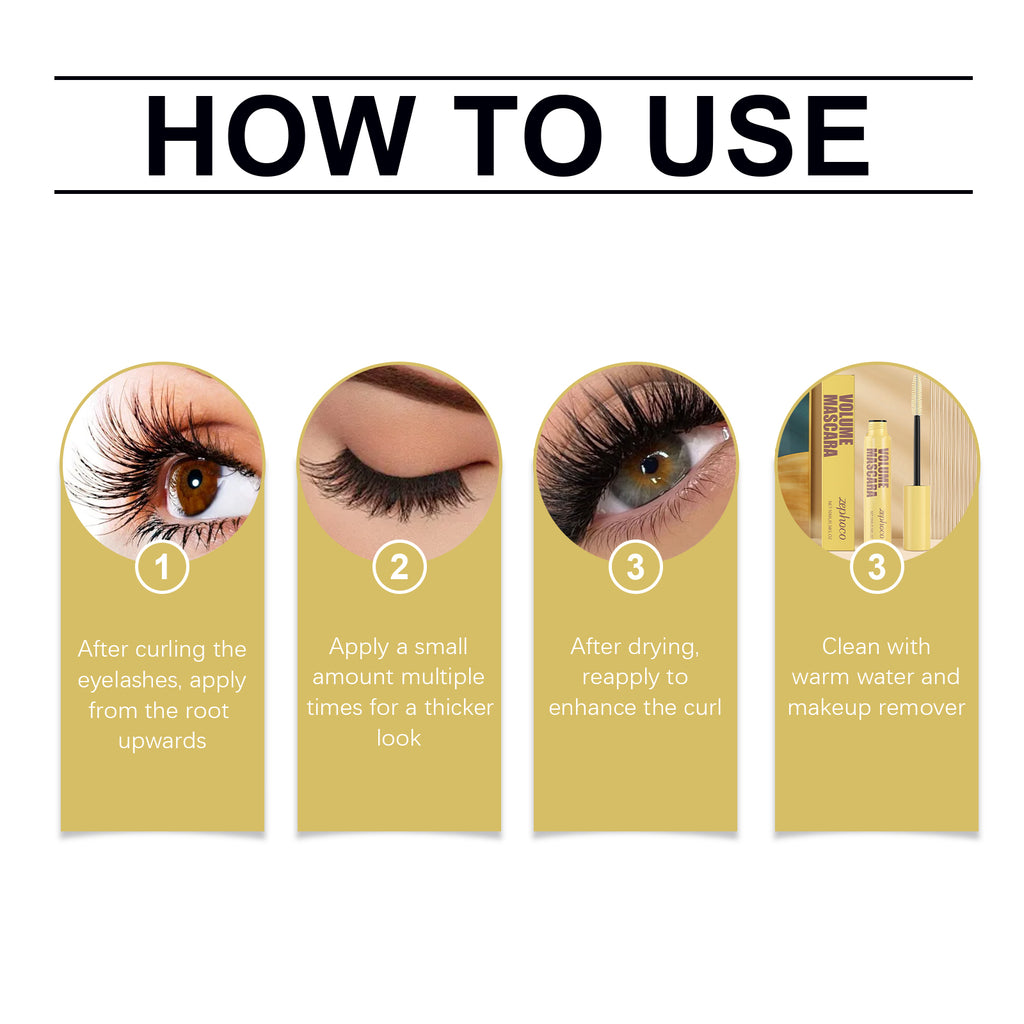Thick & Slender Mascara - Clump-Free Lengthening & Sweatproof Volume - Icon Her