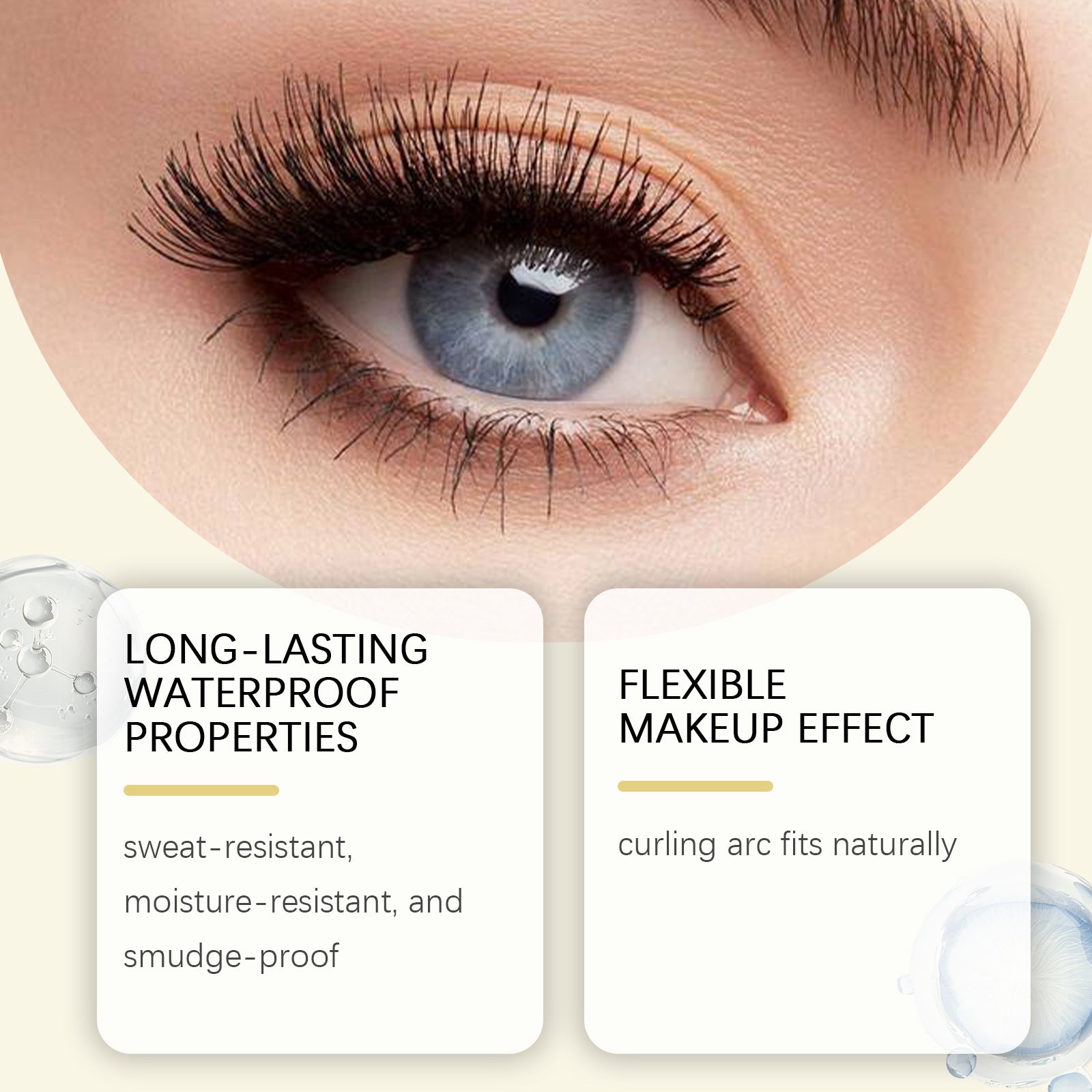 Thick & Slender Mascara - Clump-Free Lengthening & Sweatproof Volume - Icon Her