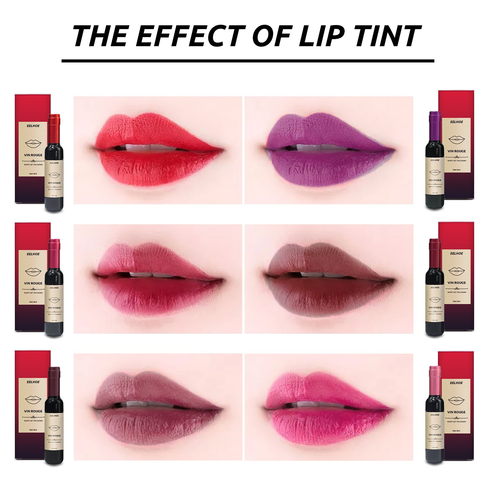 Wine Lip Tint – Waterproof, Non-Fading & Moisturizing Lip Glaze - Icon Her
