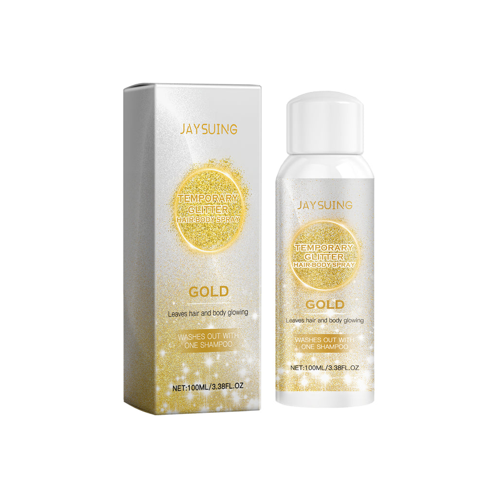 Gold & Silver Glitter Body Spray – Long-Lasting Shine & Highlight - Icon Her