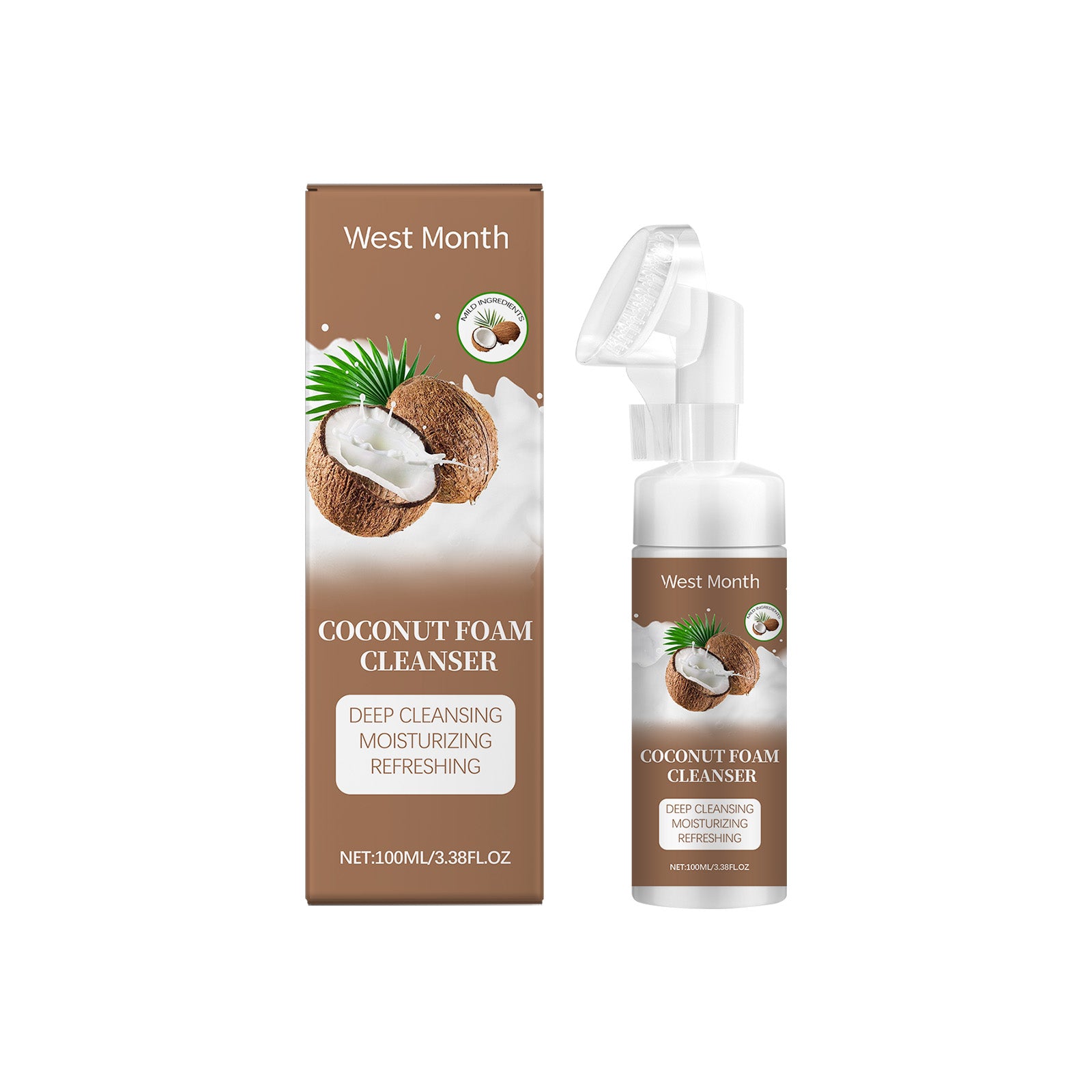 Coconut Foam Cleanser - Gentle Pore Cleansing & Refreshing Face Wash - Icon Her