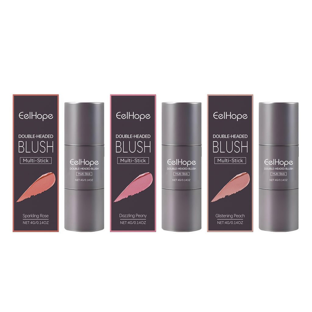 Double-Ended Blush Multi-Purpose Stick - Natural Naked Makeup Color - Icon Her
