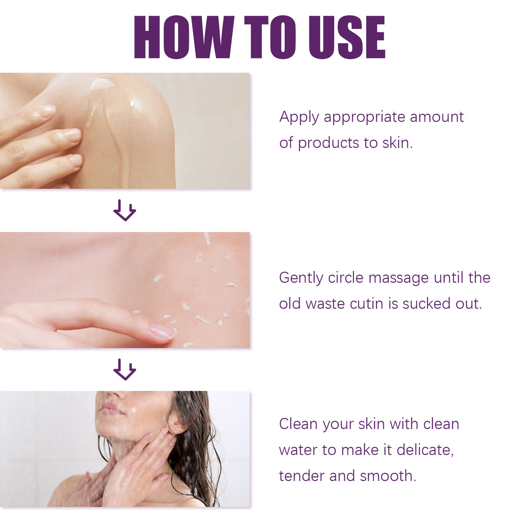 Lavender Body Exfoliating Gel – Deep Cleansing, Anti-Acne & Brightening - Icon Her