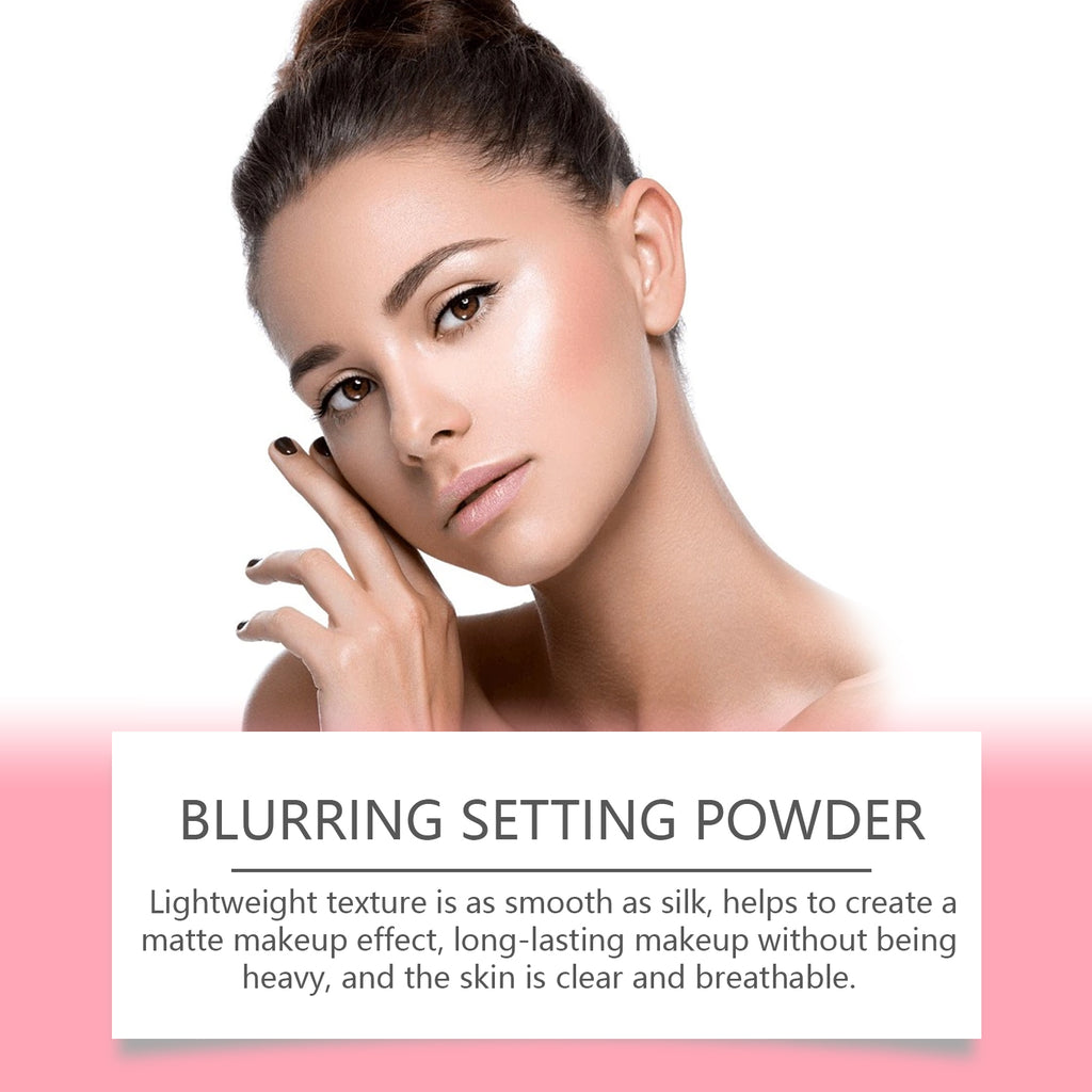 Setting Powder with Brush (Beige) – Natural, Breathable & Long-Lasting - Icon Her