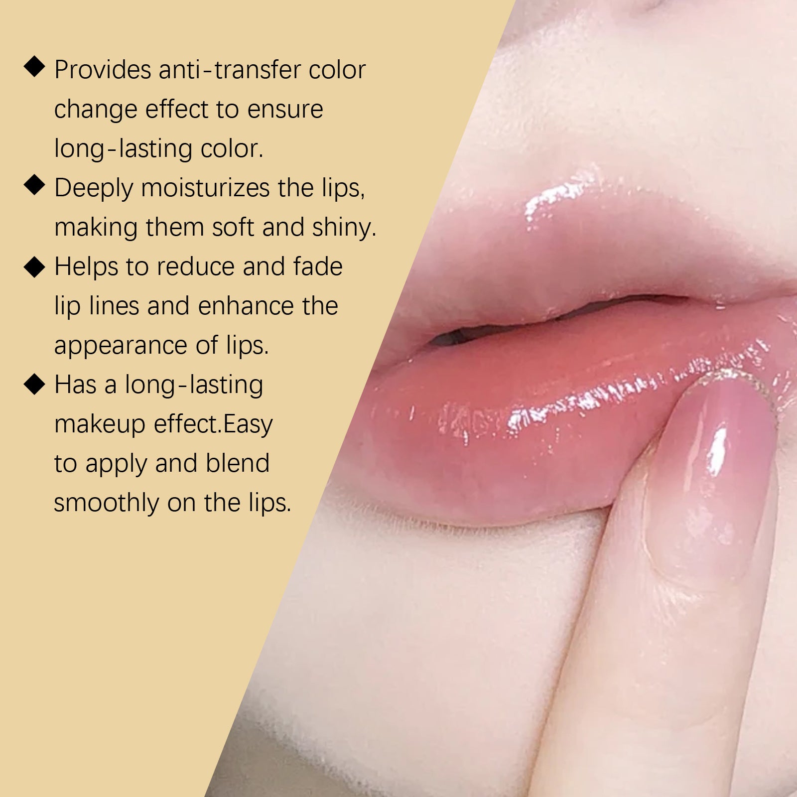 Sparkling Color-Changing Lip Balm - Moisturizing & Brightening Lip Treatment - Icon Her