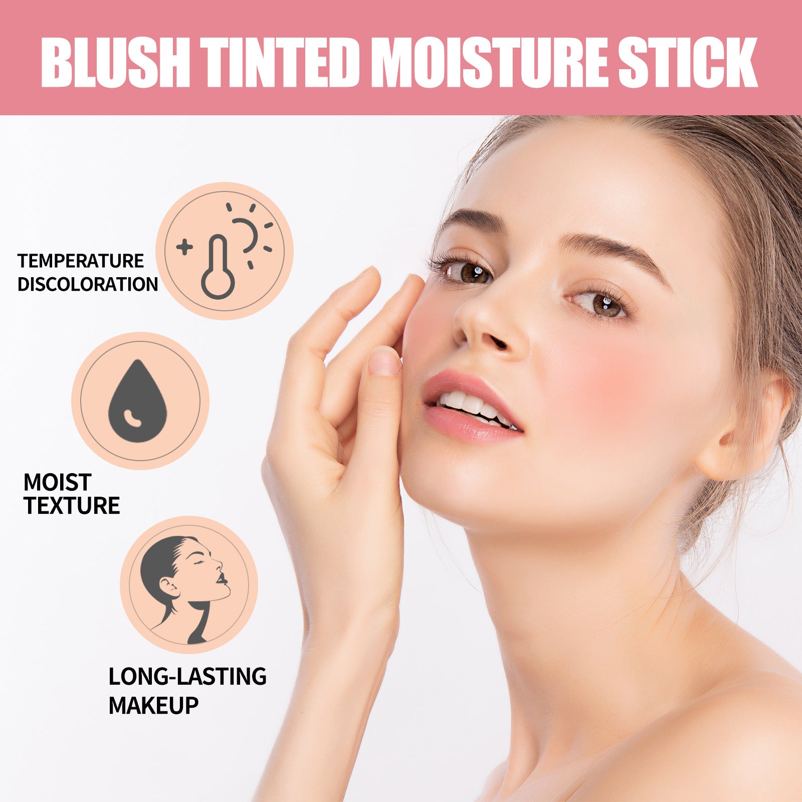 Blush Stick – Natural Nude, Waterproof & Multi-Functional Contouring Makeup - Icon Her