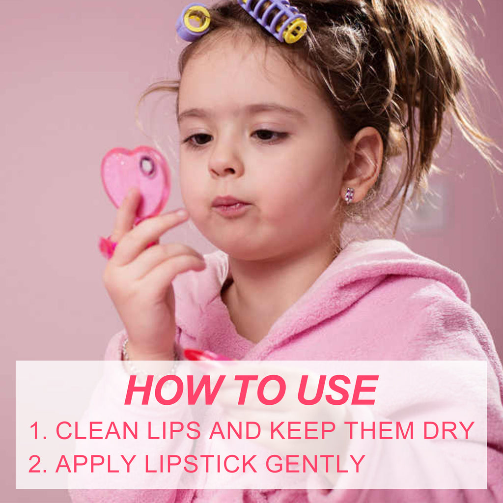 Bunny Lip Gloss Girls Lipstick – Easy Clean, Fun Children's Play Makeup - Icon Her