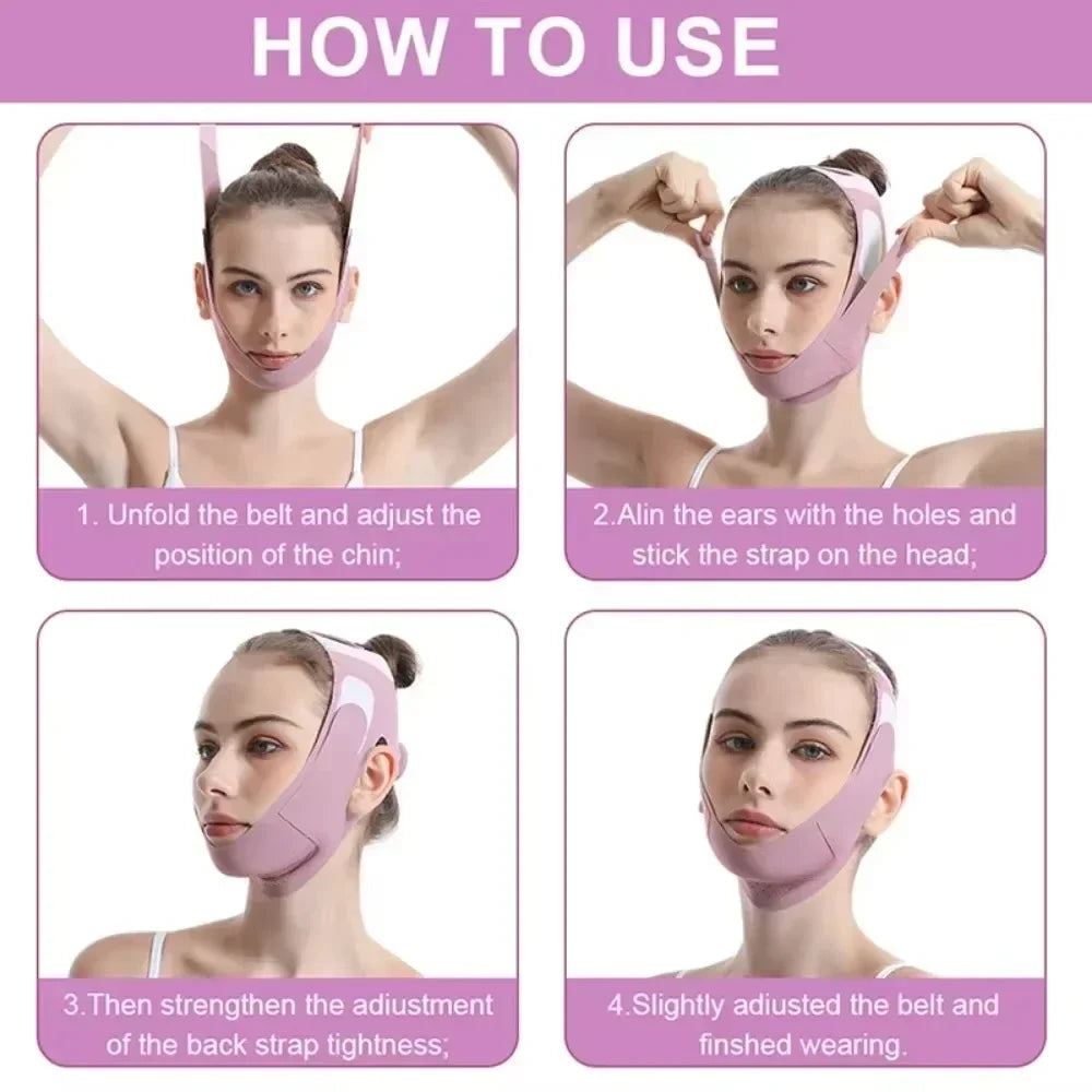 Elastic V-Line Face Shaper - Facial Contour Wrap - Icon Her