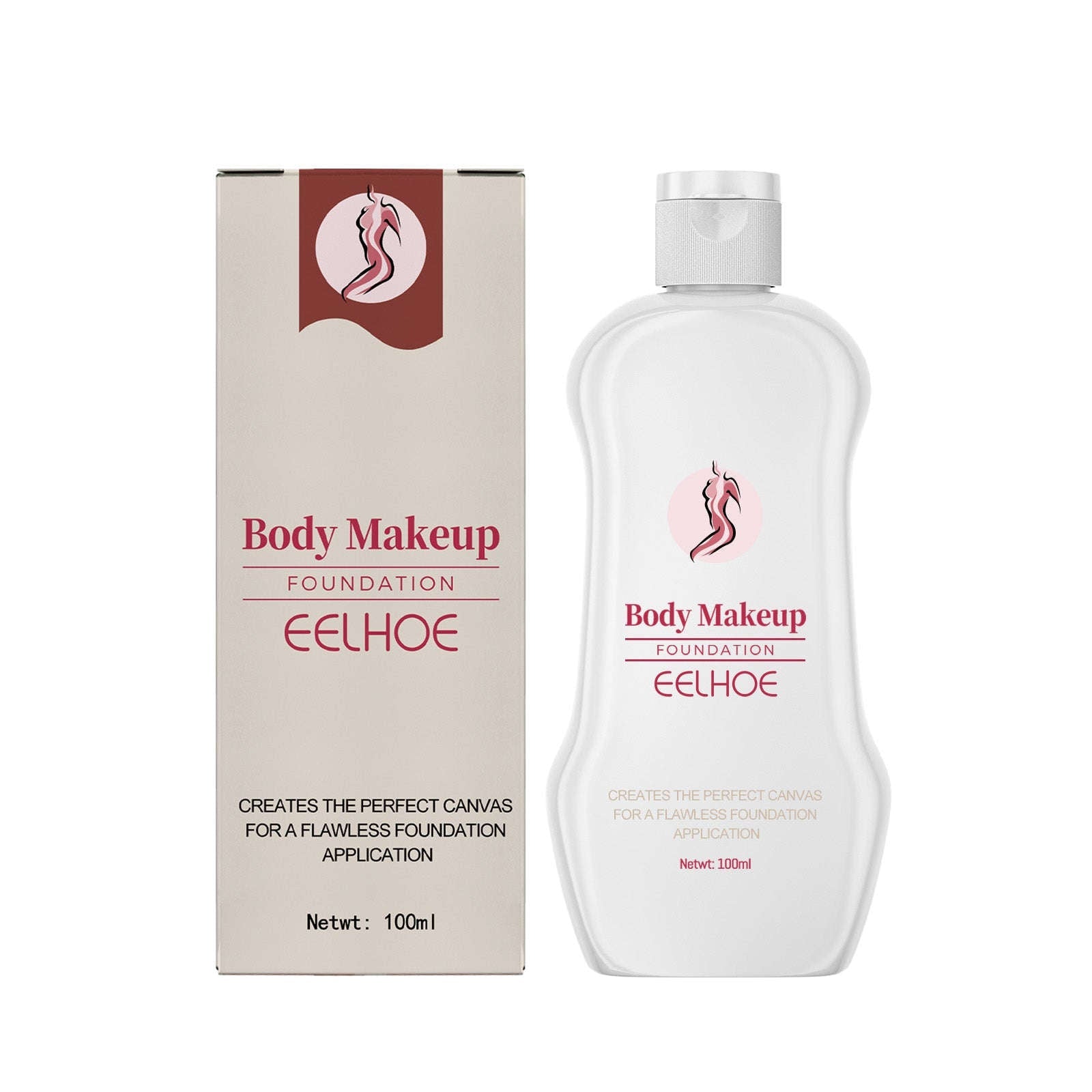 Body Makeup Liquid Foundation – Covers Tattoos, Spots & Long-Lasting Moisturizing - Icon Her