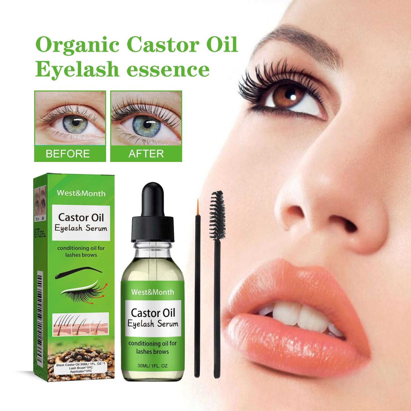 Castor Oil Mascara - Gentle Natural Curling & Lash Conditioning - Icon Her