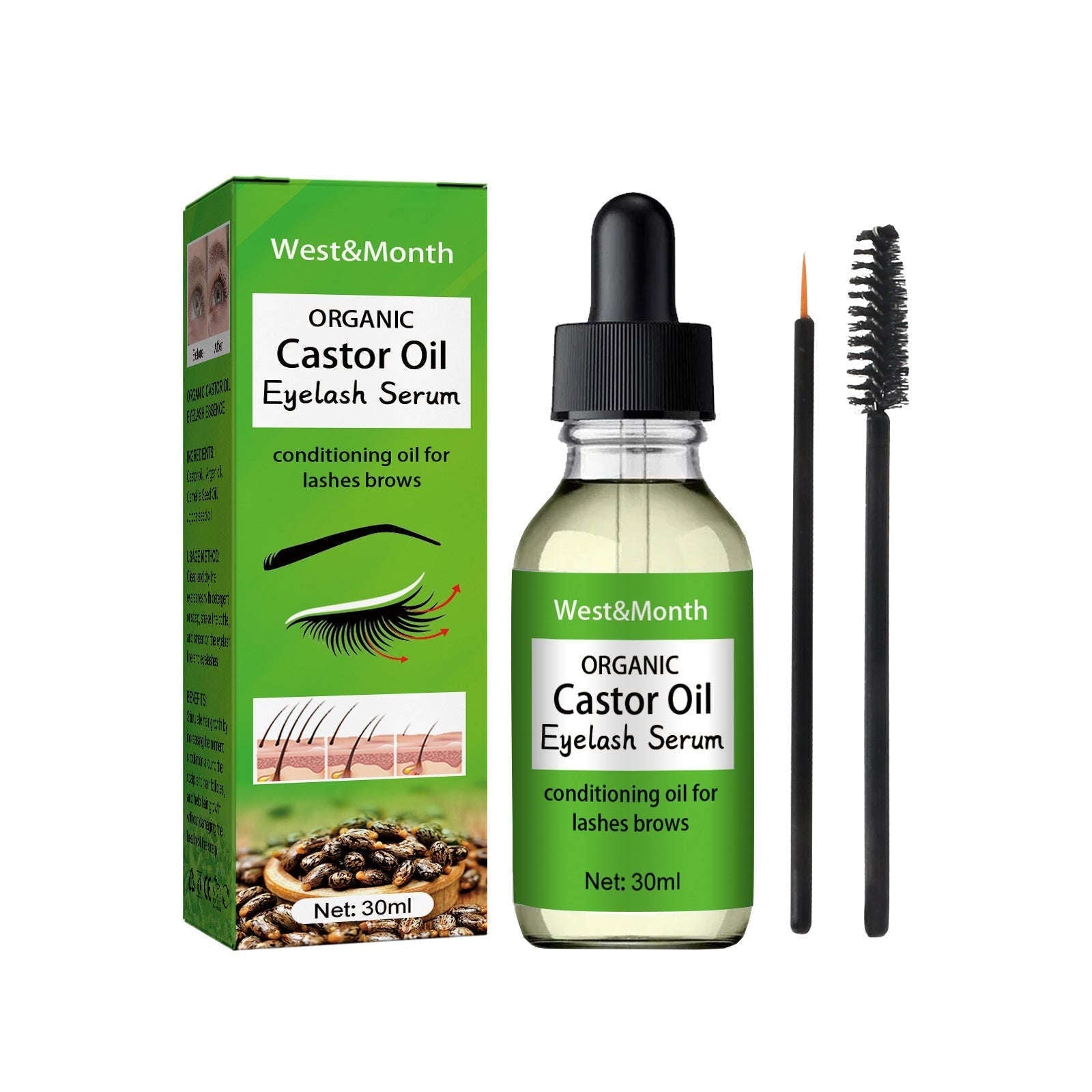 Castor Oil Mascara - Gentle Natural Curling & Lash Conditioning - Icon Her