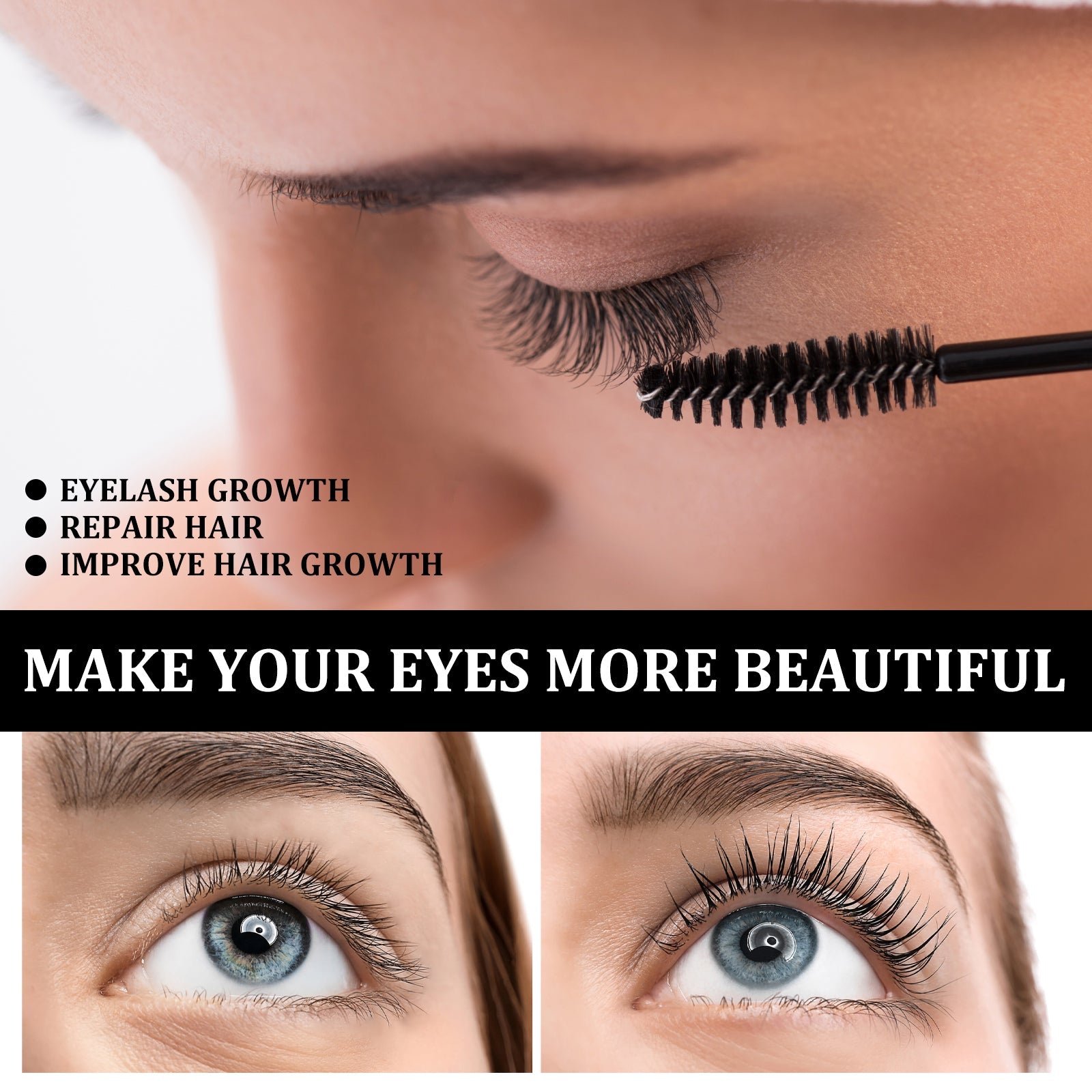 Castor Oil Nourishing Mascara - Gentle Daily Lash Care & Curl - Icon Her