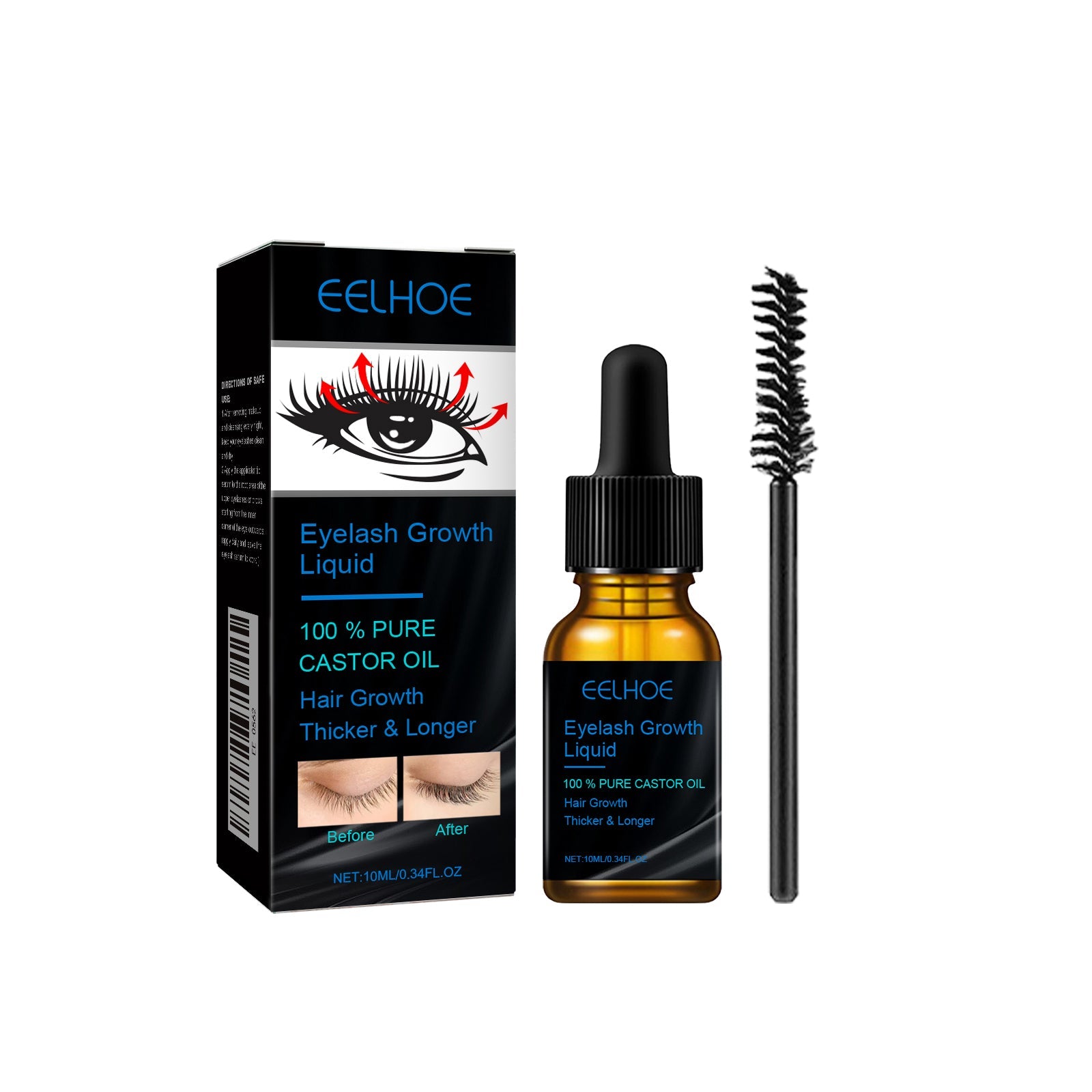 Castor Oil Nourishing Mascara - Gentle Daily Lash Care & Curl - Icon Her