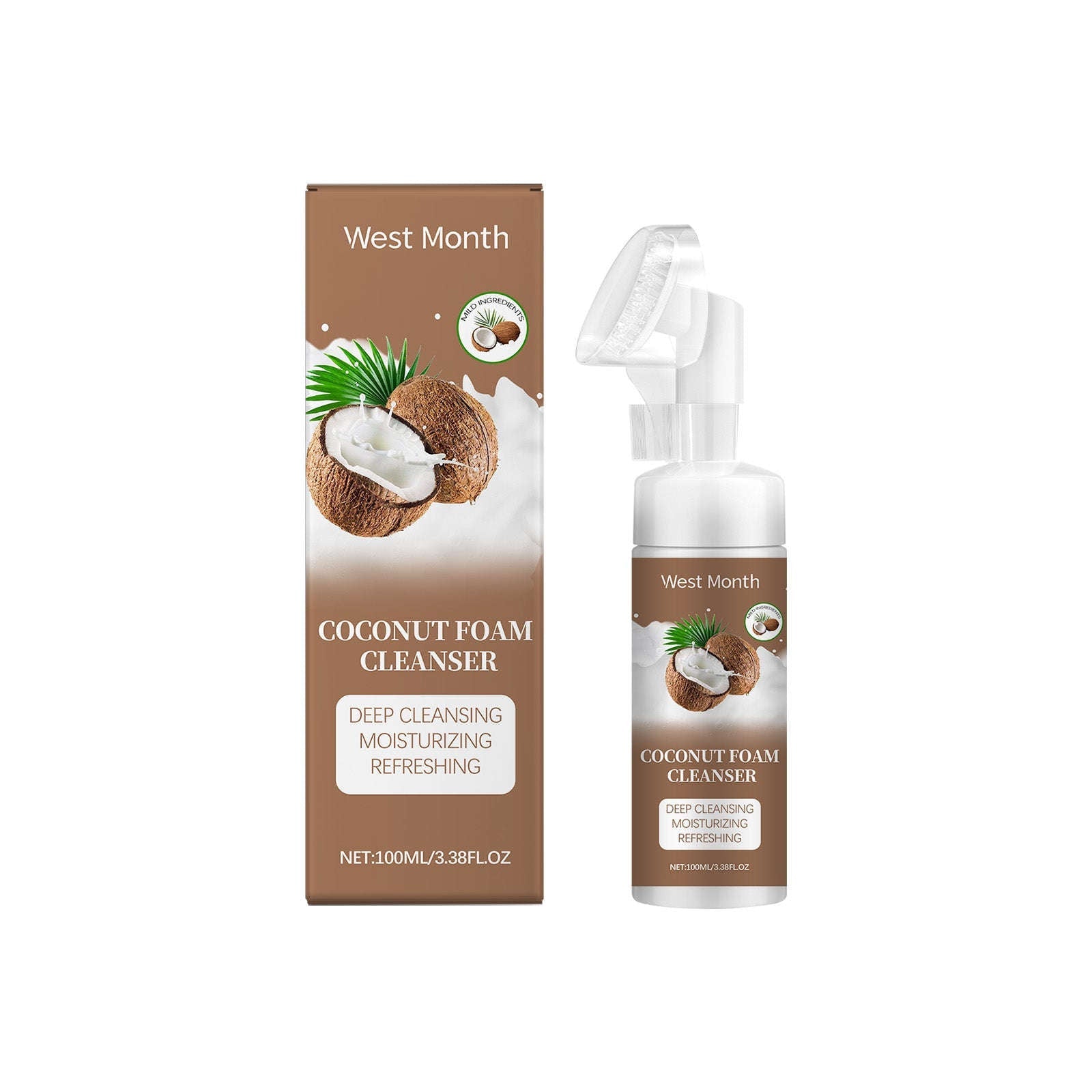 Coconut Foam Cleanser - Gentle Pore Cleansing & Refreshing Face Wash - Icon Her