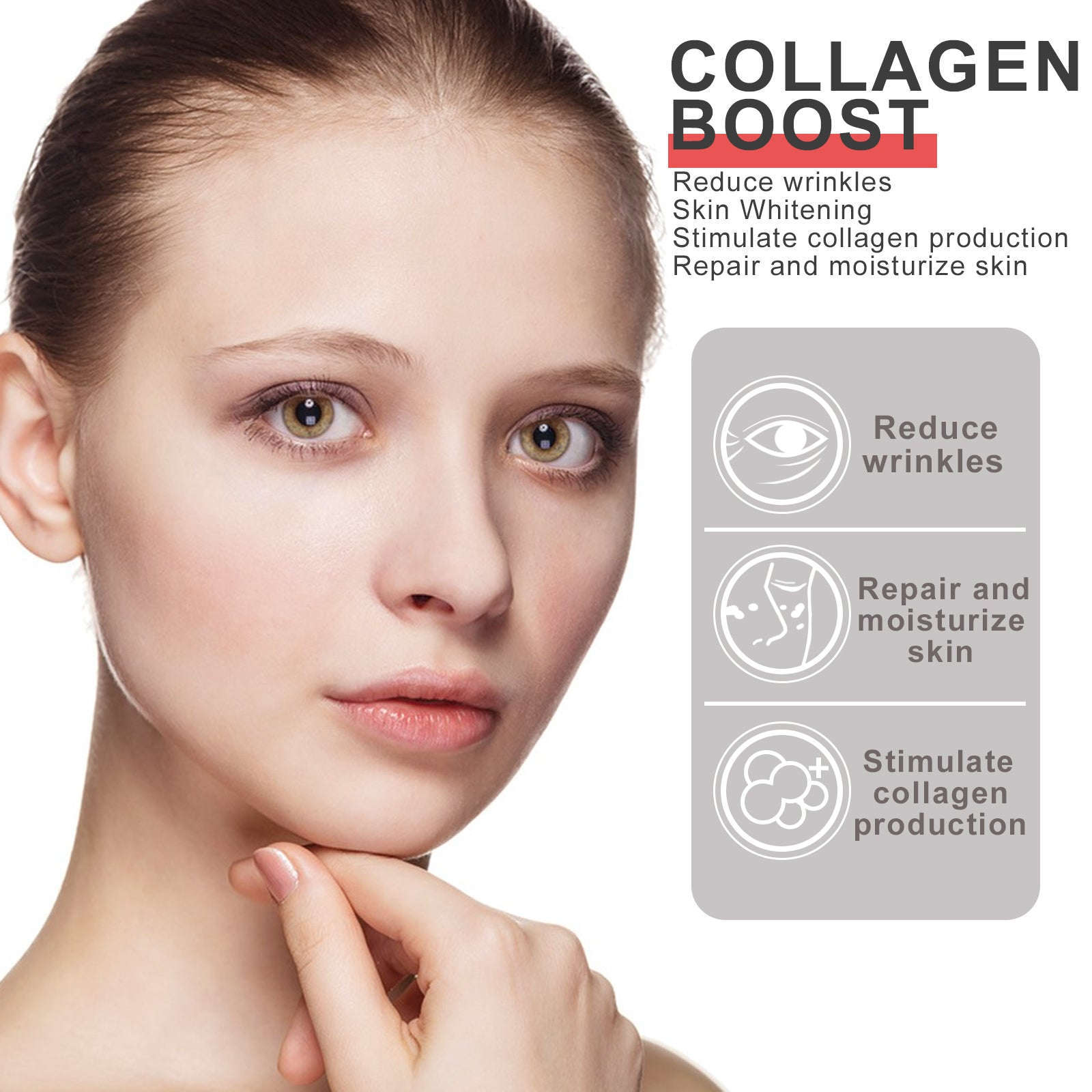 Collagen Boost Cream – Hydrating, Fine Lines Reducer & Firming Skin Care - Icon Her
