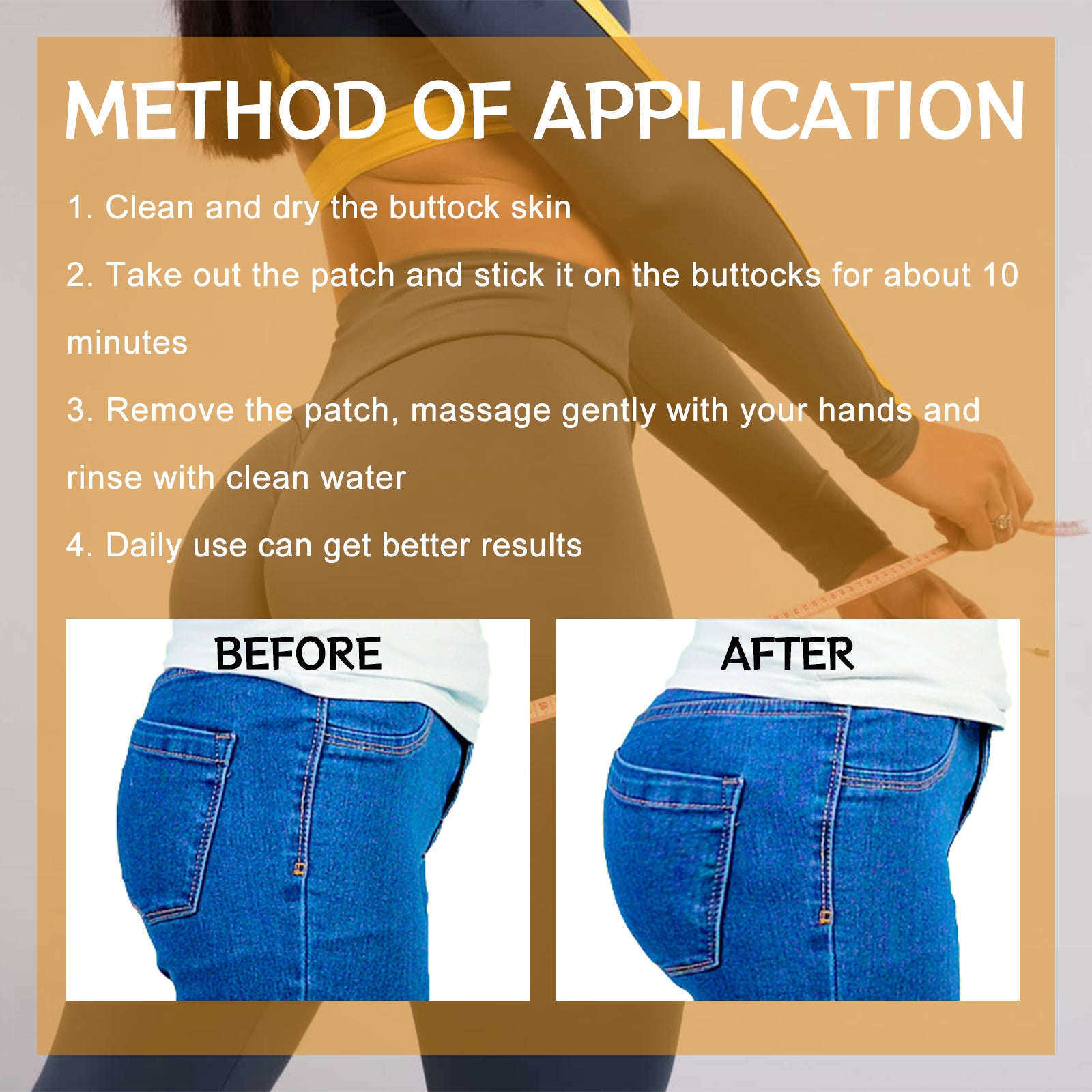 Collagen Booty Lift & Firming Patch - Smoothing Body Care - Icon Her