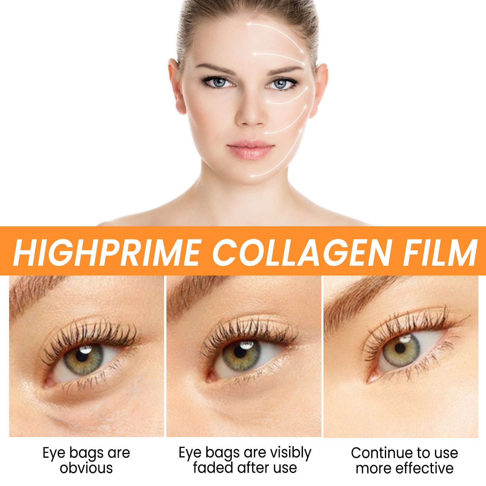 Collagen Water-Soluble Eye Mask - Hydrating & Firming Eye Patches - Icon Her