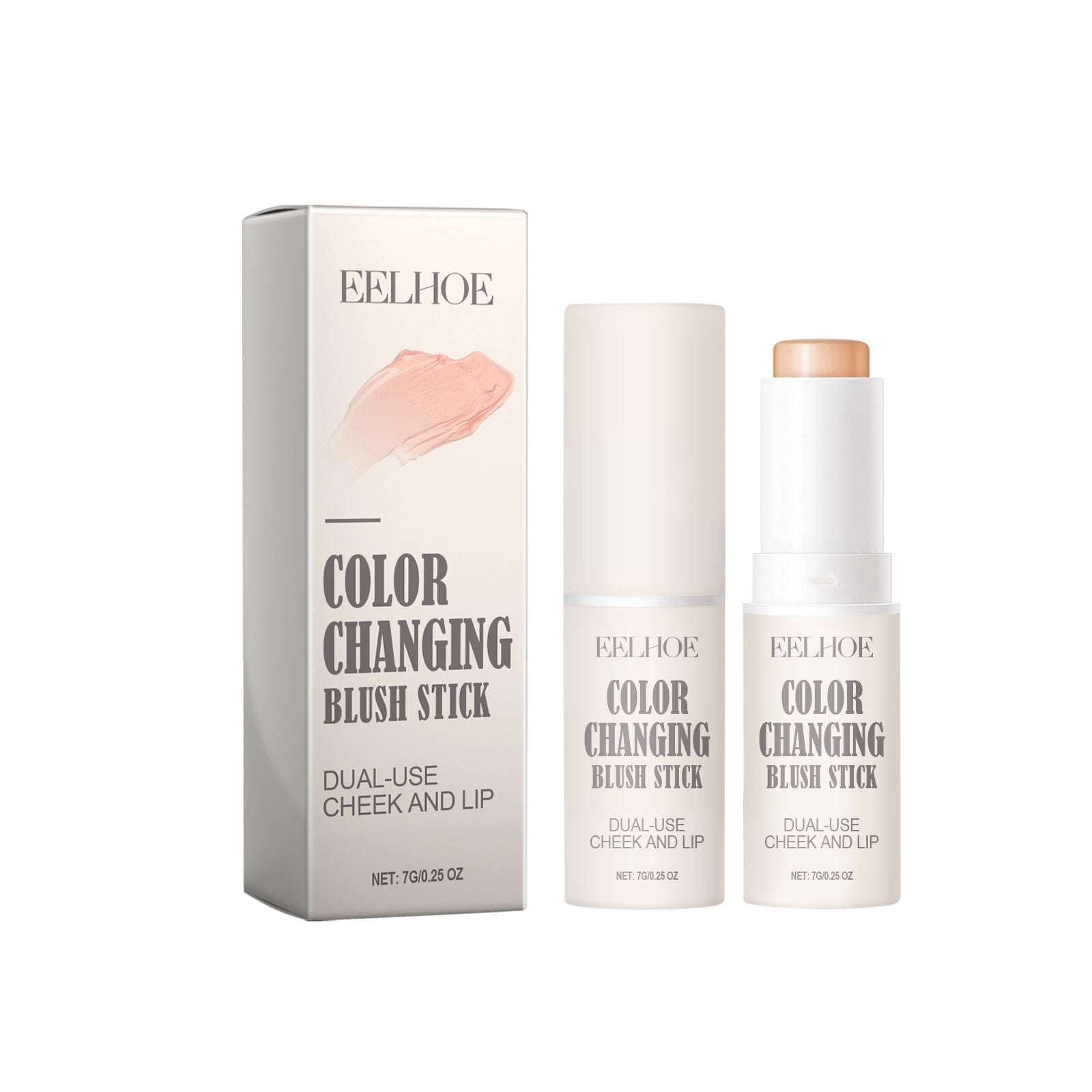 Color-Changing Blush Stick – Natural Contouring, Lip & Cheek Makeup - Icon Her