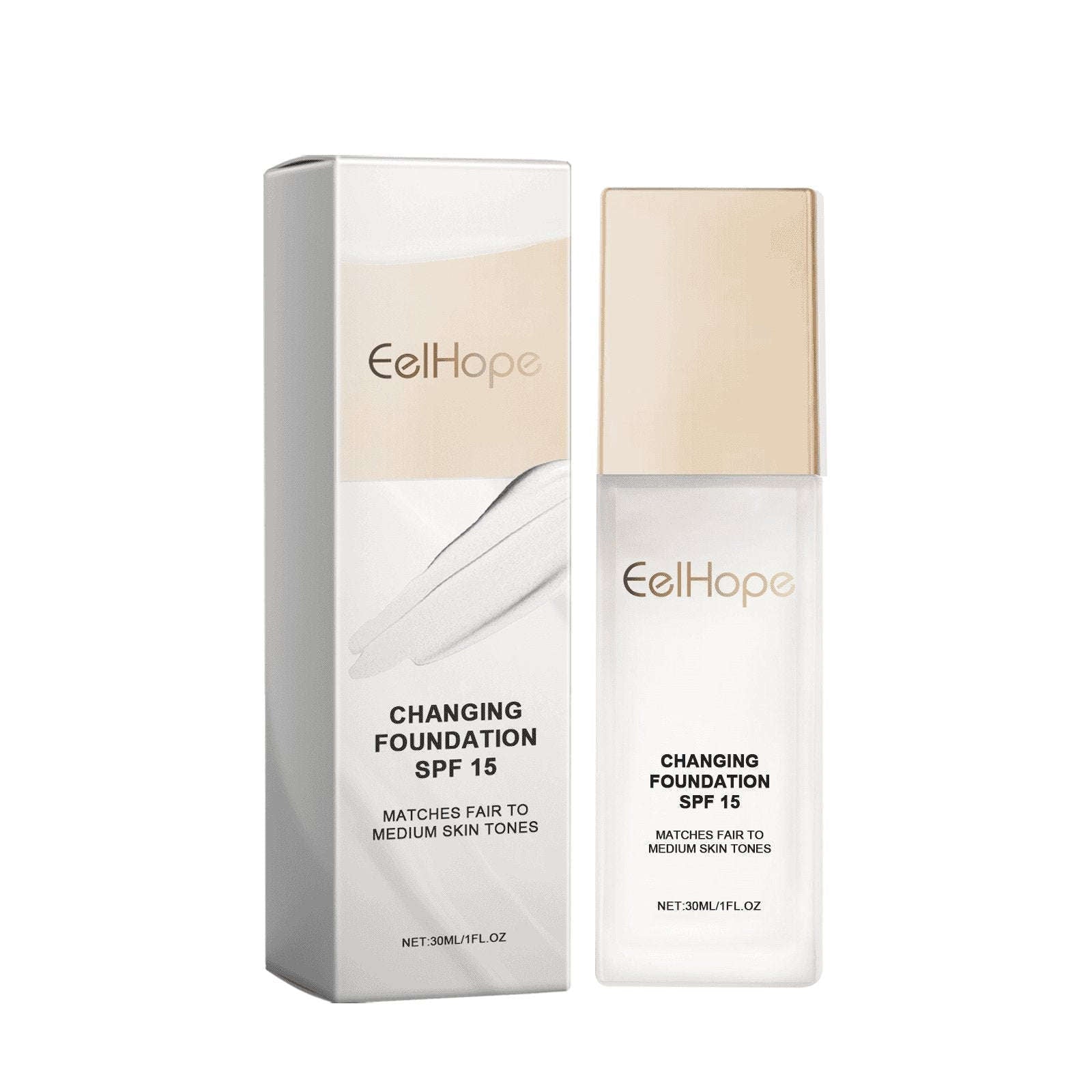 Color-Changing Foundation - Hydrating & Long-Wear Light Complexion Base - Icon Her