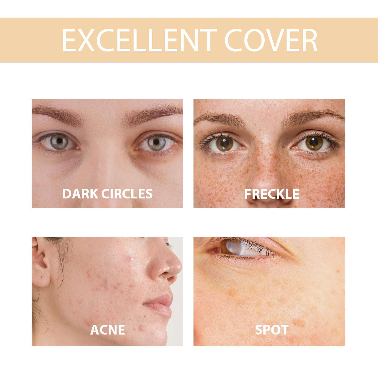 Color-Changing Foundation - Hydrating & Long-Wear Light Complexion Base - Icon Her