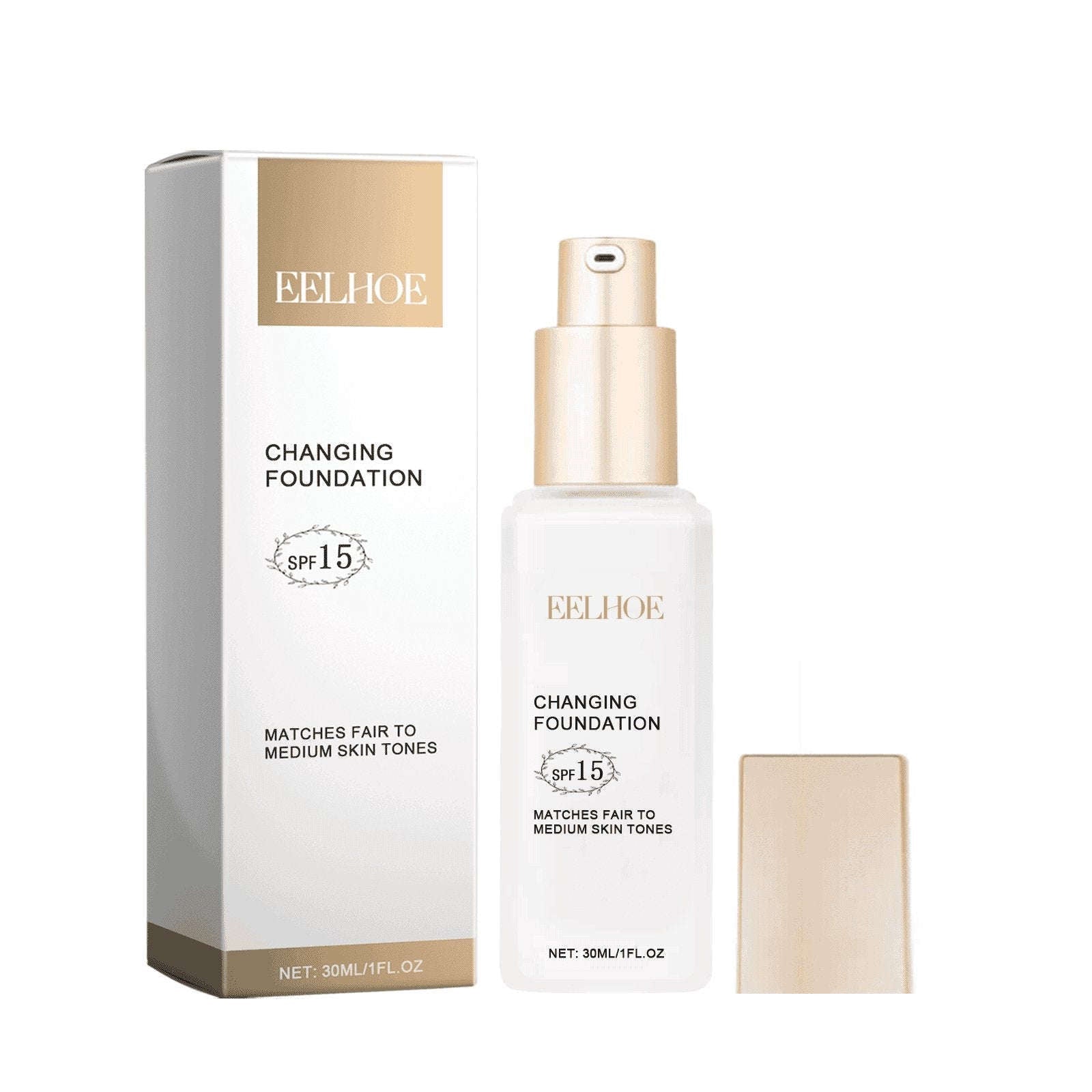 Color-Changing Foundation – Moisturizing, Concealing & Long-Lasting Natural Finish - Icon Her