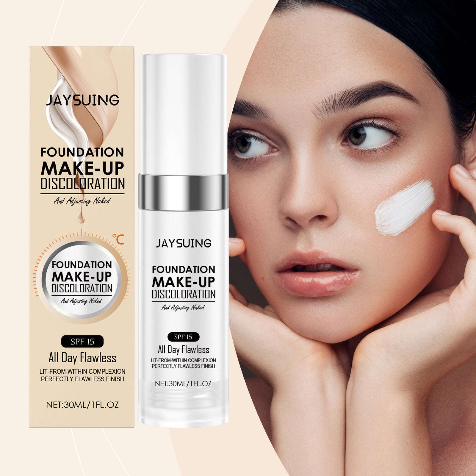 Color Changing Liquid Foundation - Hydrating & Color-Adapting Natural Concealer - Icon Her