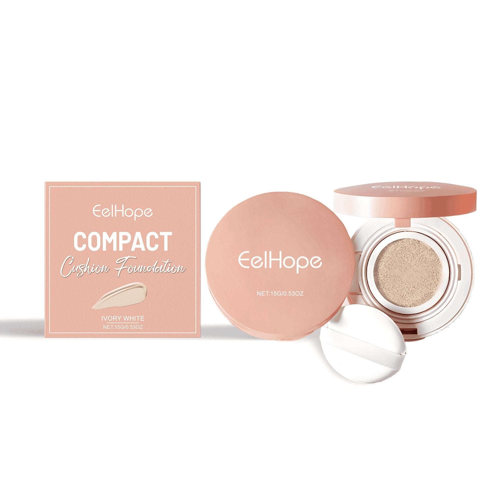 Compact Air Cushion Foundation - Lightweight Concealer & Moisture Base - Icon Her