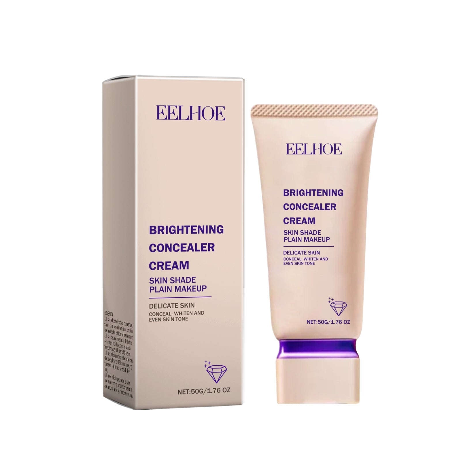 Concealer Brightening Cream – Natural, Light Texture & Fresh Nude Makeup - Icon Her