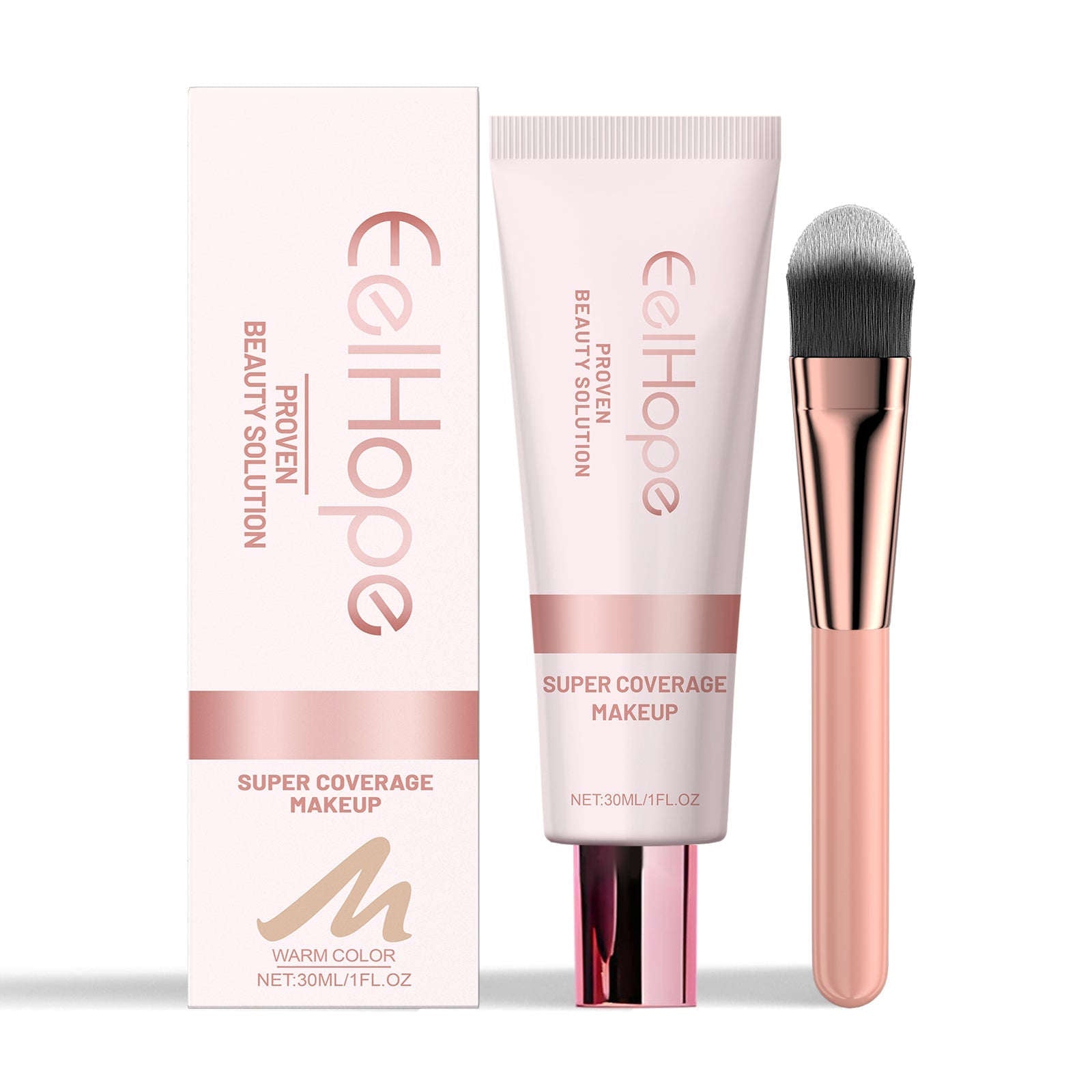 Concealer Liquid Foundation - Lightweight, Hydrating & High-Coverage Base - Icon Her