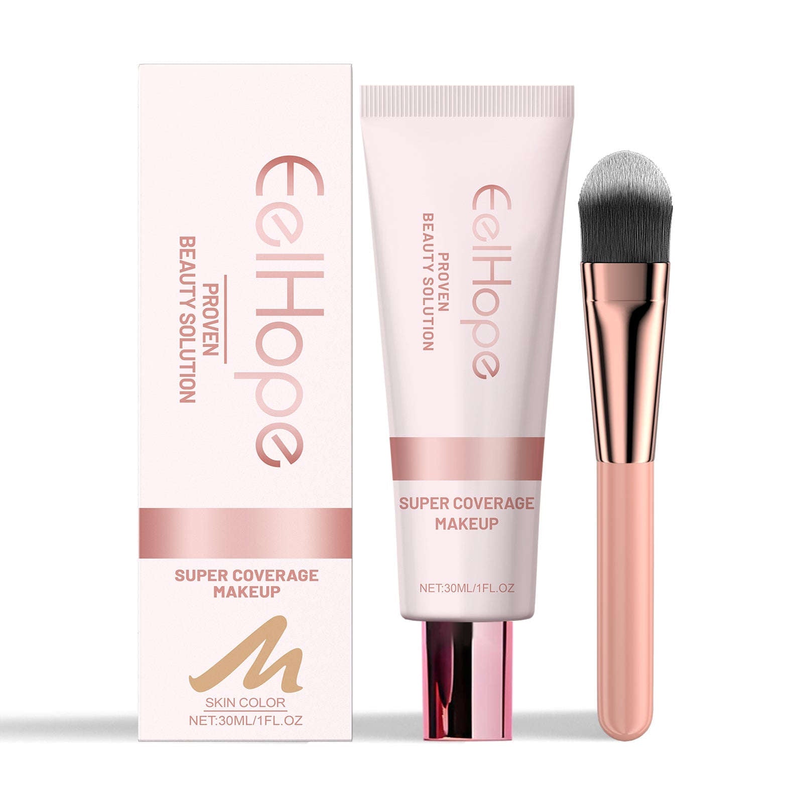Concealer Liquid Foundation - Lightweight, Hydrating & High-Coverage Base - Icon Her