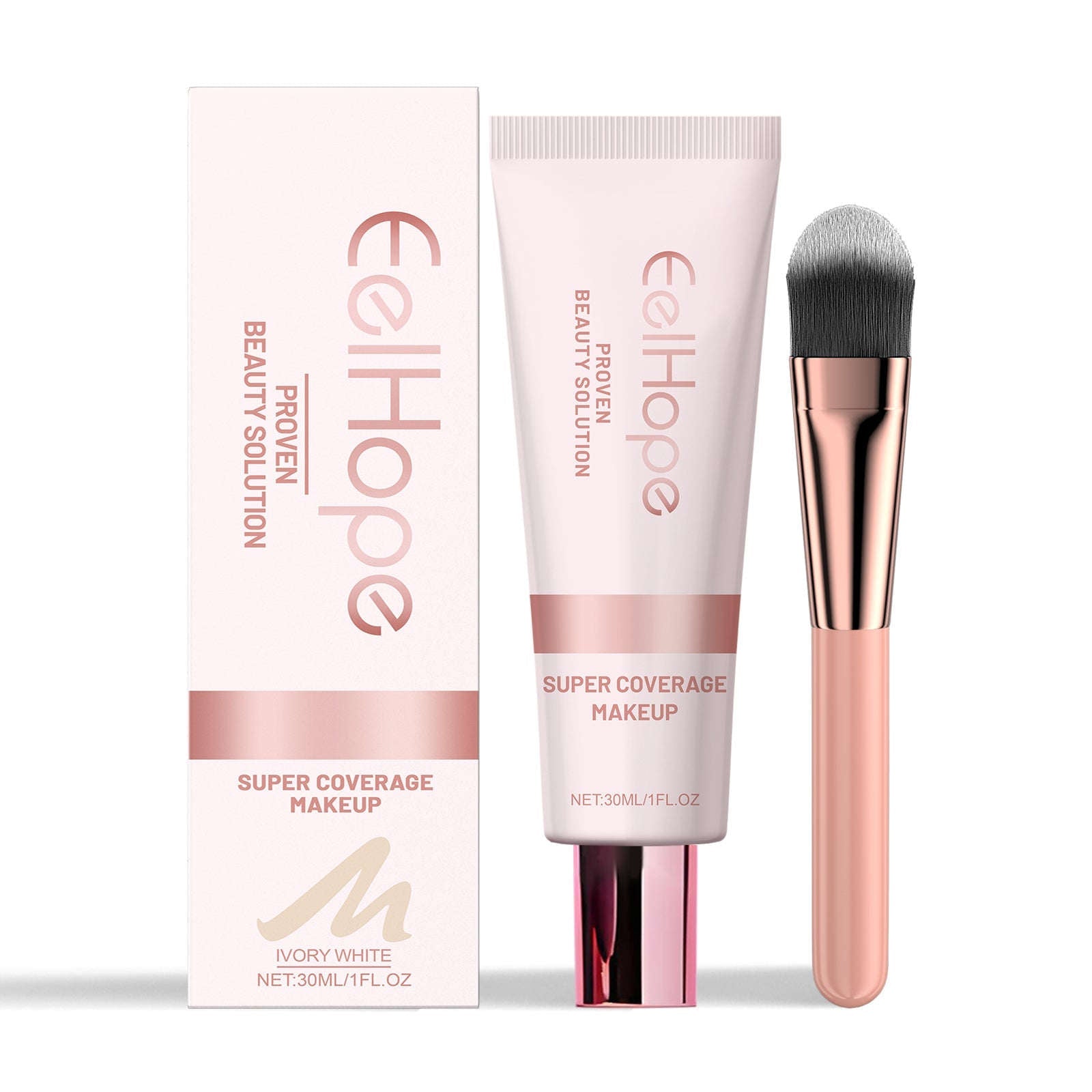 Concealer Liquid Foundation - Lightweight, Hydrating & High-Coverage Base - Icon Her