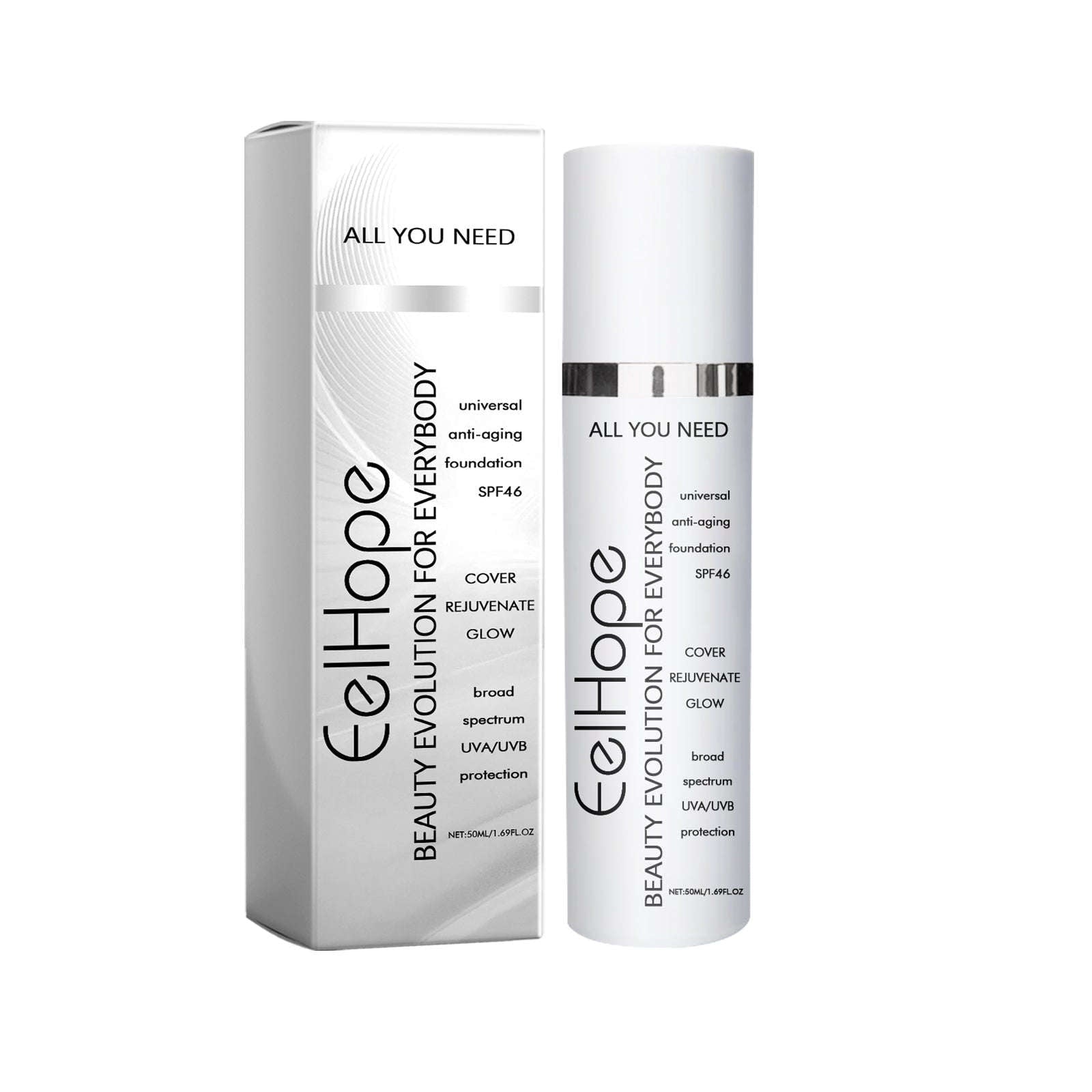 Concealer Moisturizing Liquid Foundation - Refreshing & Long-Lasting Base - Icon Her