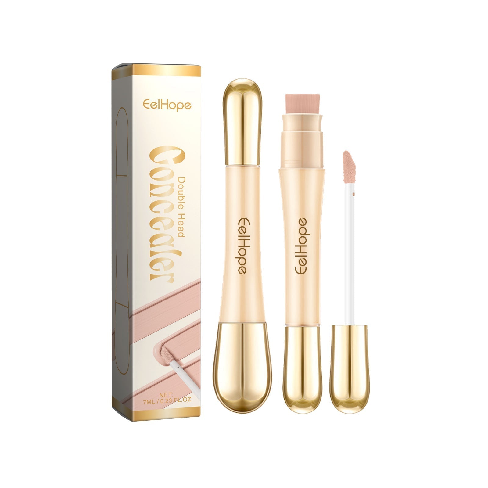 Double-Head Concealer Stick – Brightening, Waterproof & Blendable - Icon Her