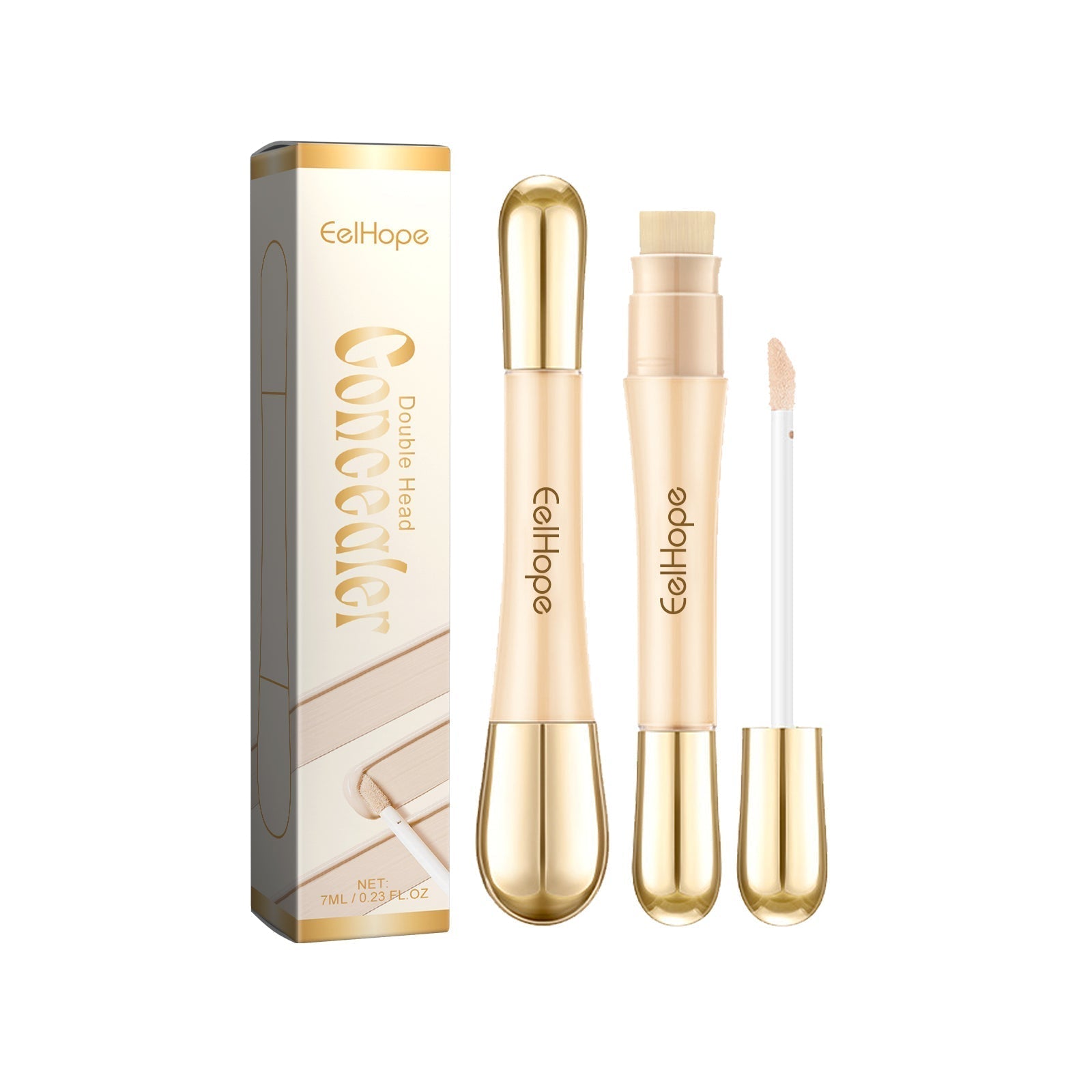 Double-Head Concealer Stick – Brightening, Waterproof & Easy Application - Icon Her