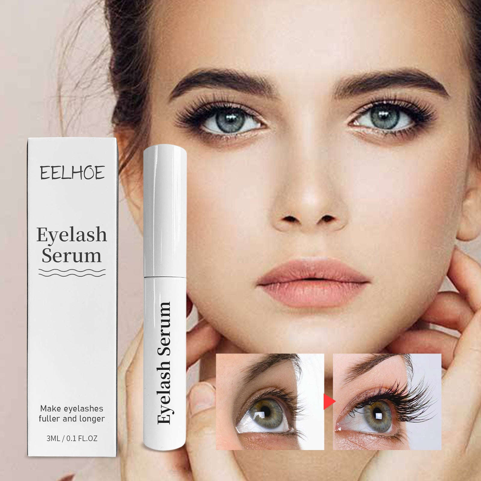 Eyelash Serum – Natural, Black, Thick & Curling Lash Beauty Treatment - Icon Her