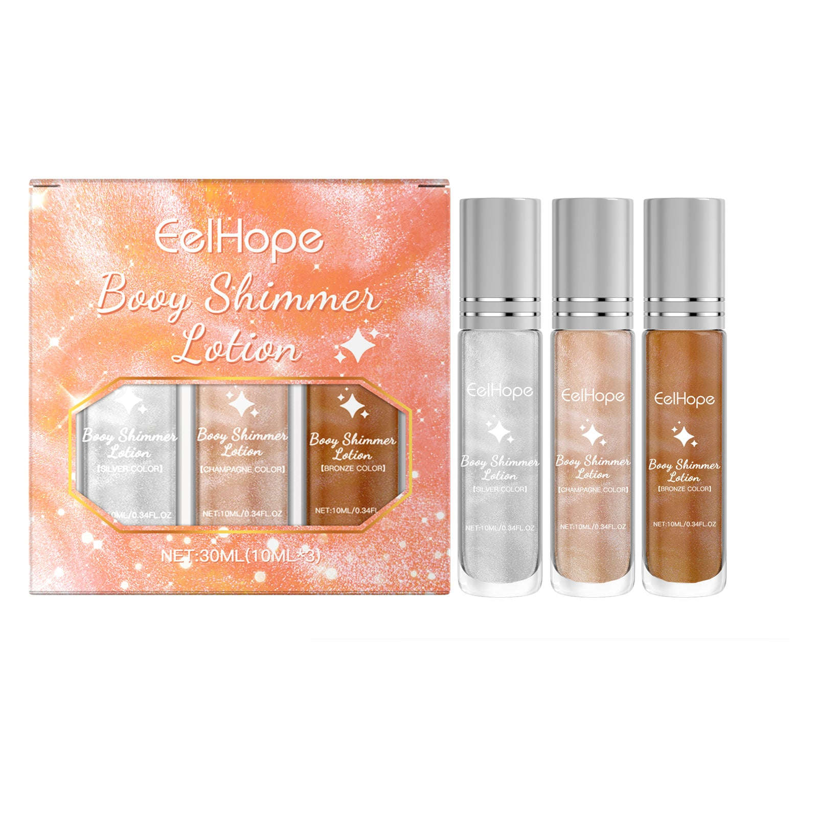 Face Highlight Oil Stick Set – Party Glow, Fluorescent & Liquid Highlighter - Icon Her