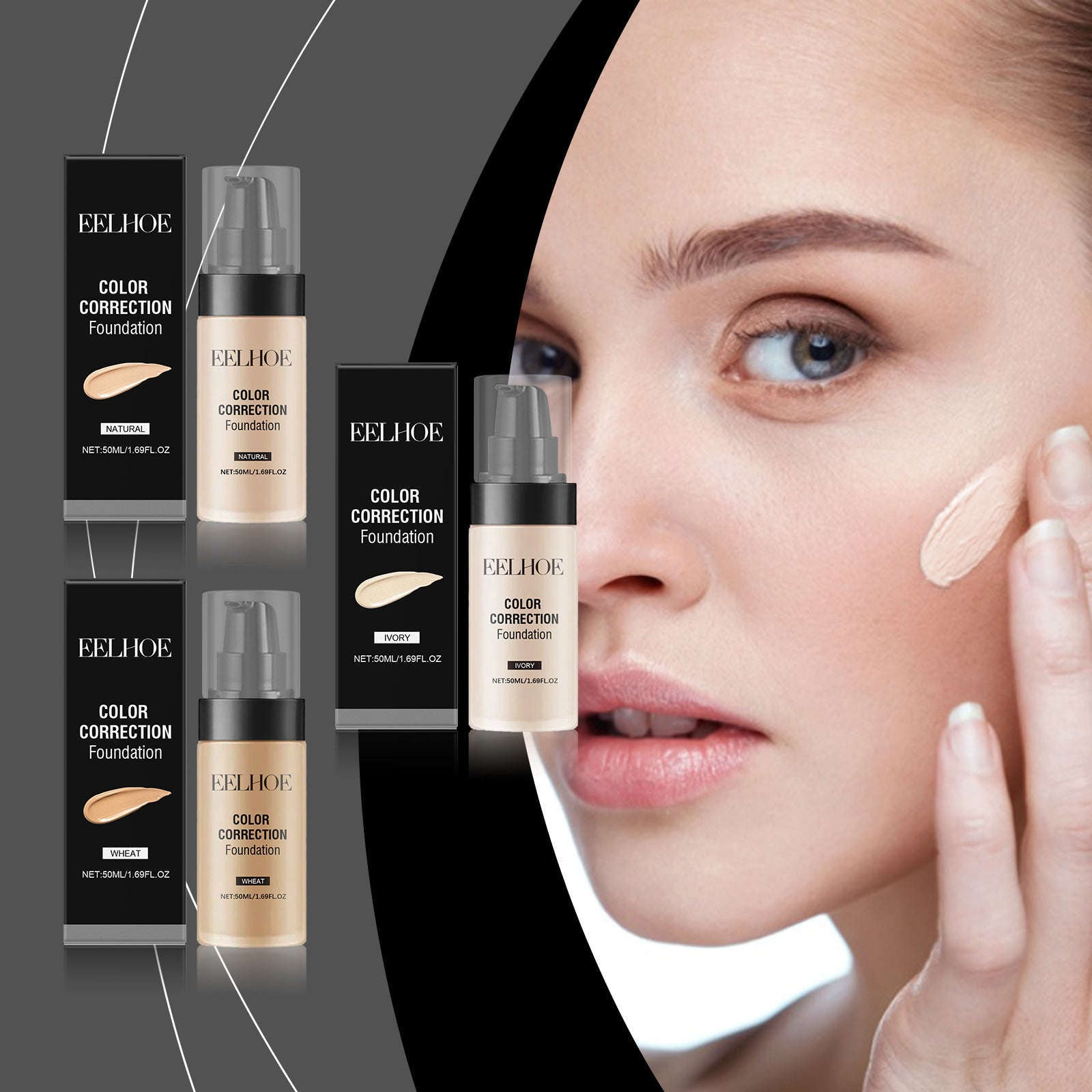 Foundation Concealer – Mild, Natural, Hydrating & Long-Lasting Skin Tone - Icon Her