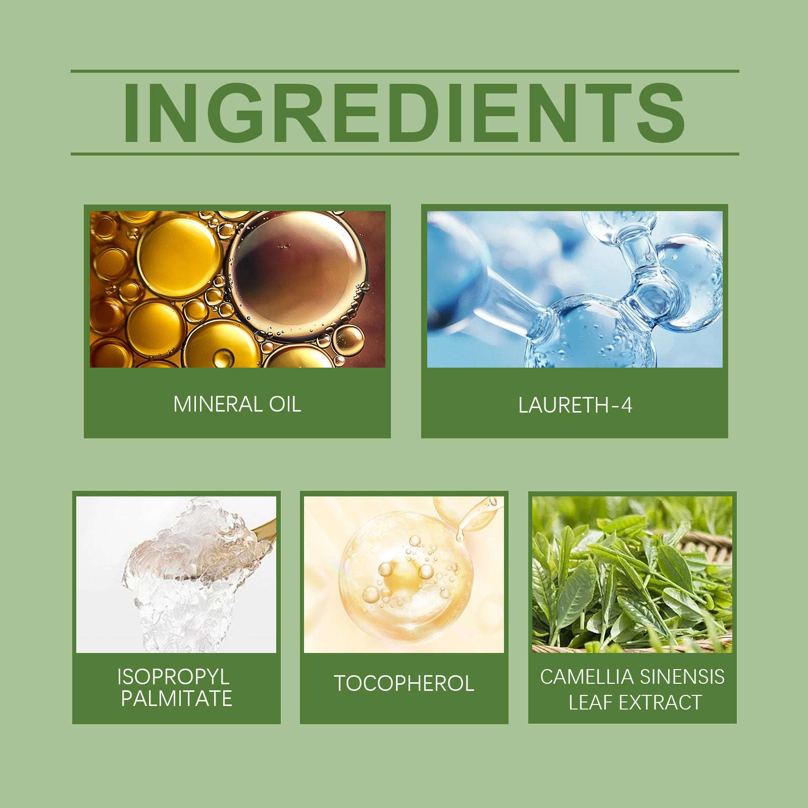Green Tea Makeup Remover Oil - Refreshing Cleansing Oil for Face, Eyes & Lips - Icon Her