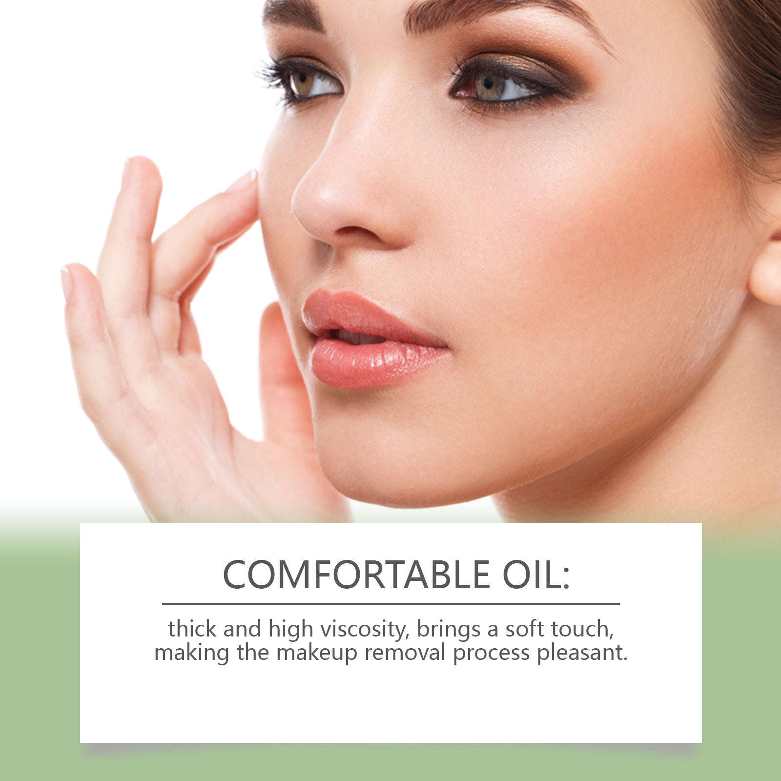 Green Tea Makeup Remover Oil - Refreshing Cleansing Oil for Face, Eyes & Lips - Icon Her
